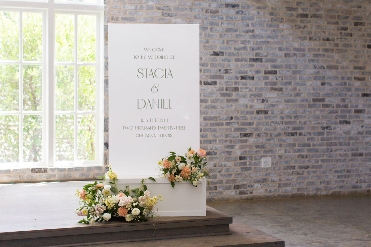 Custom Wedding Sign