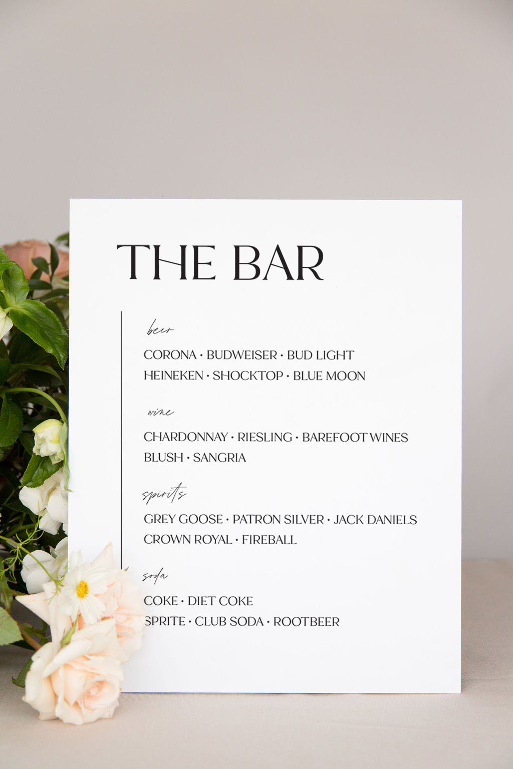 Small Custom Hexagon 3 Piece Bar Menu Sign 8