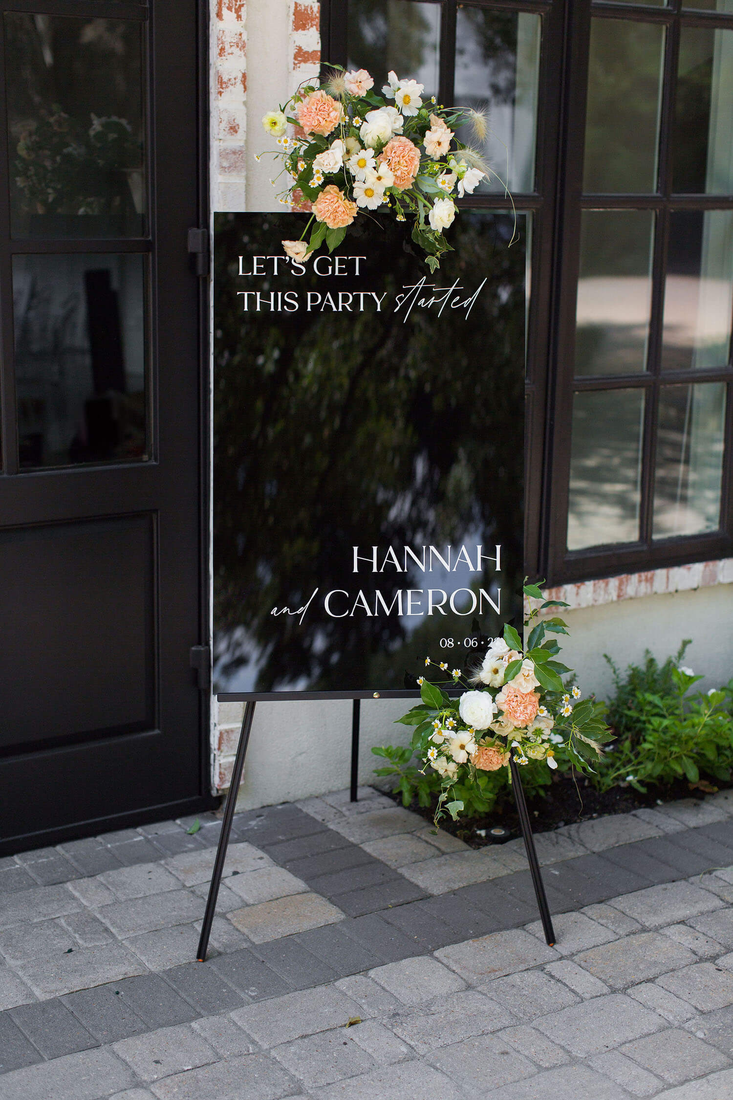 Acrylic Wedding Sign Lily Roe Co.