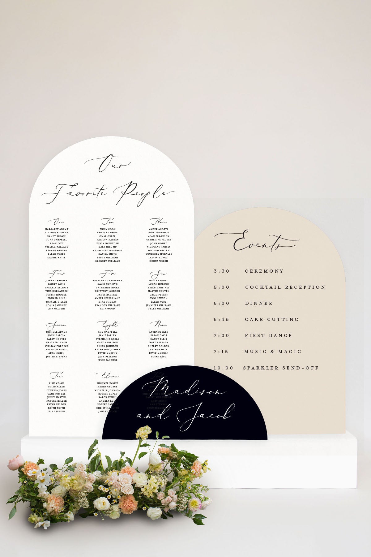 Arch Seating Chart