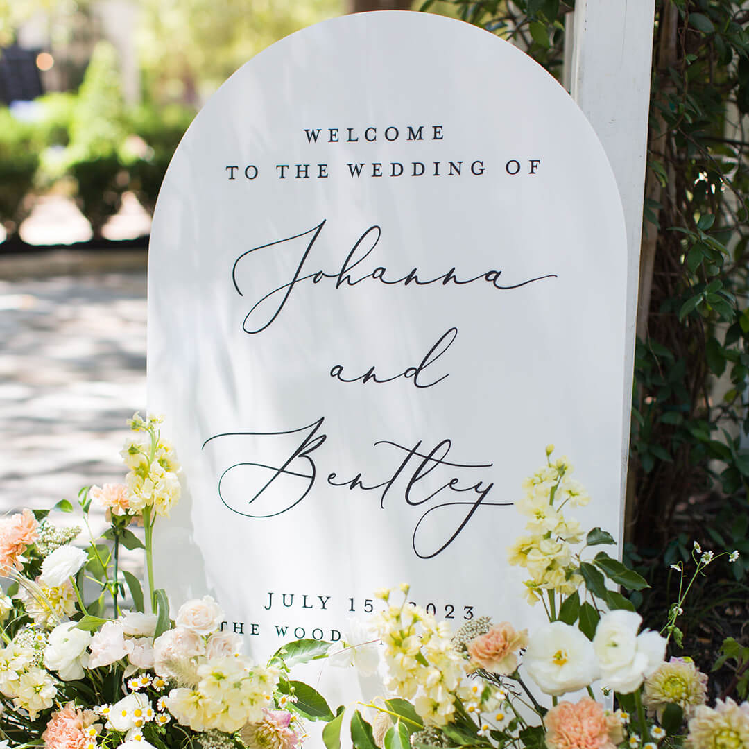 Acrylic Welcome Sign Lily Roe Co