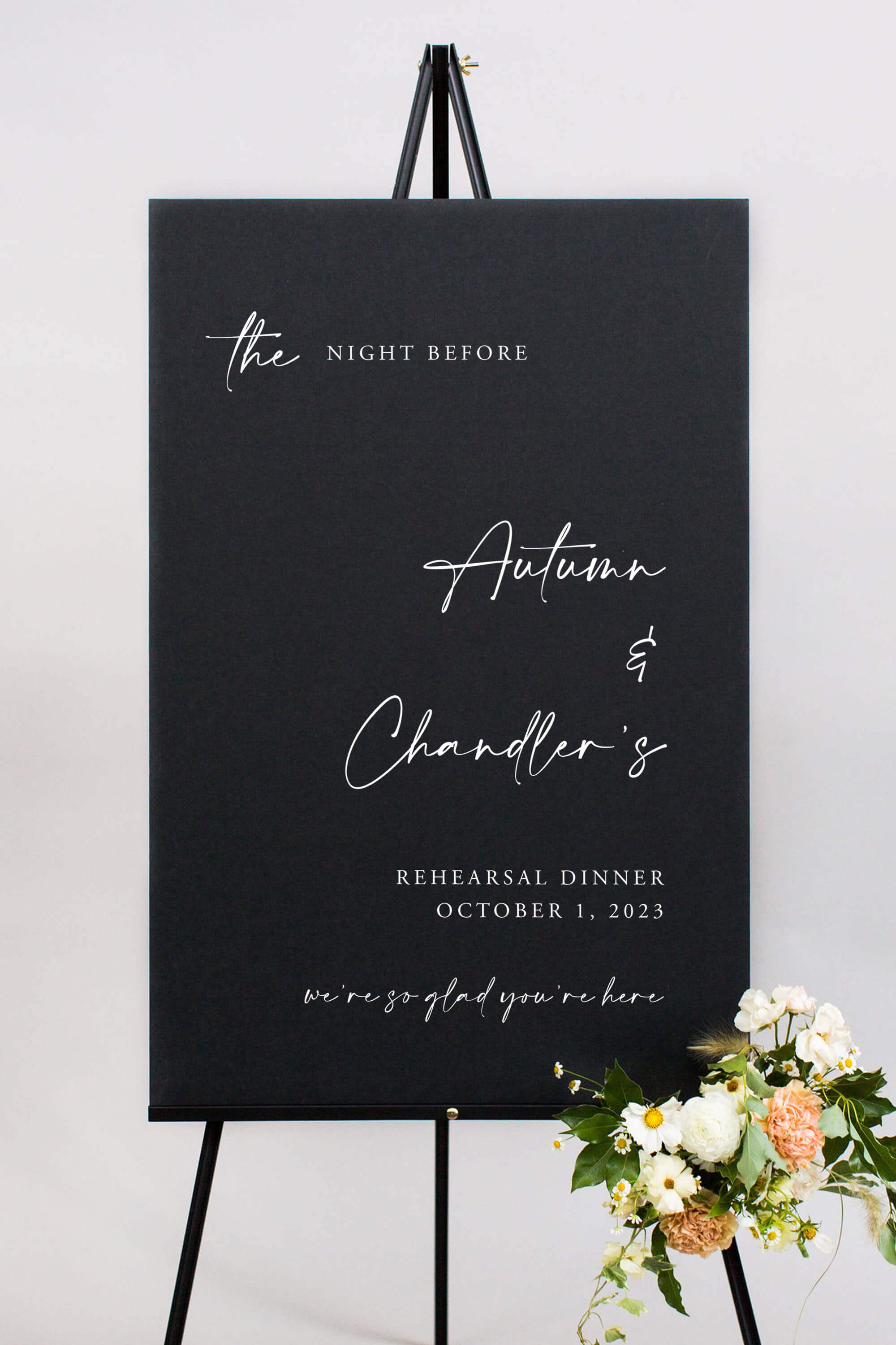 Rehearsal Dinner Poster | The Autumn