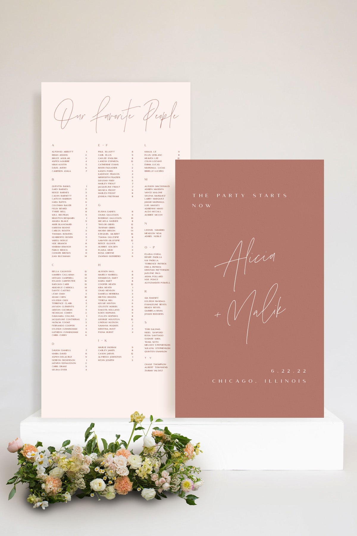 Ceremony Signs Wedding Lily Roe Co.