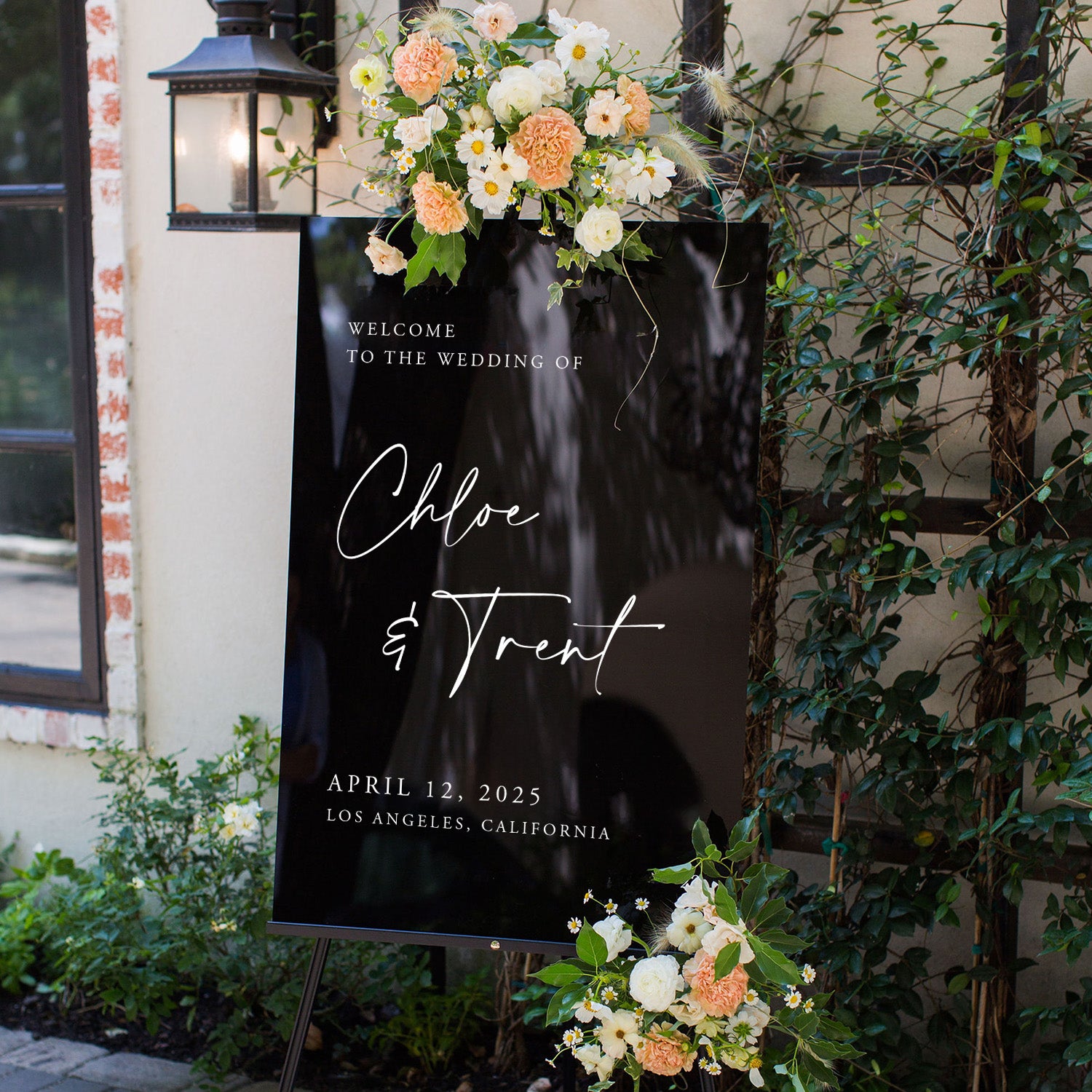 Welcome Wedding Sign Acrylic | The Autumn