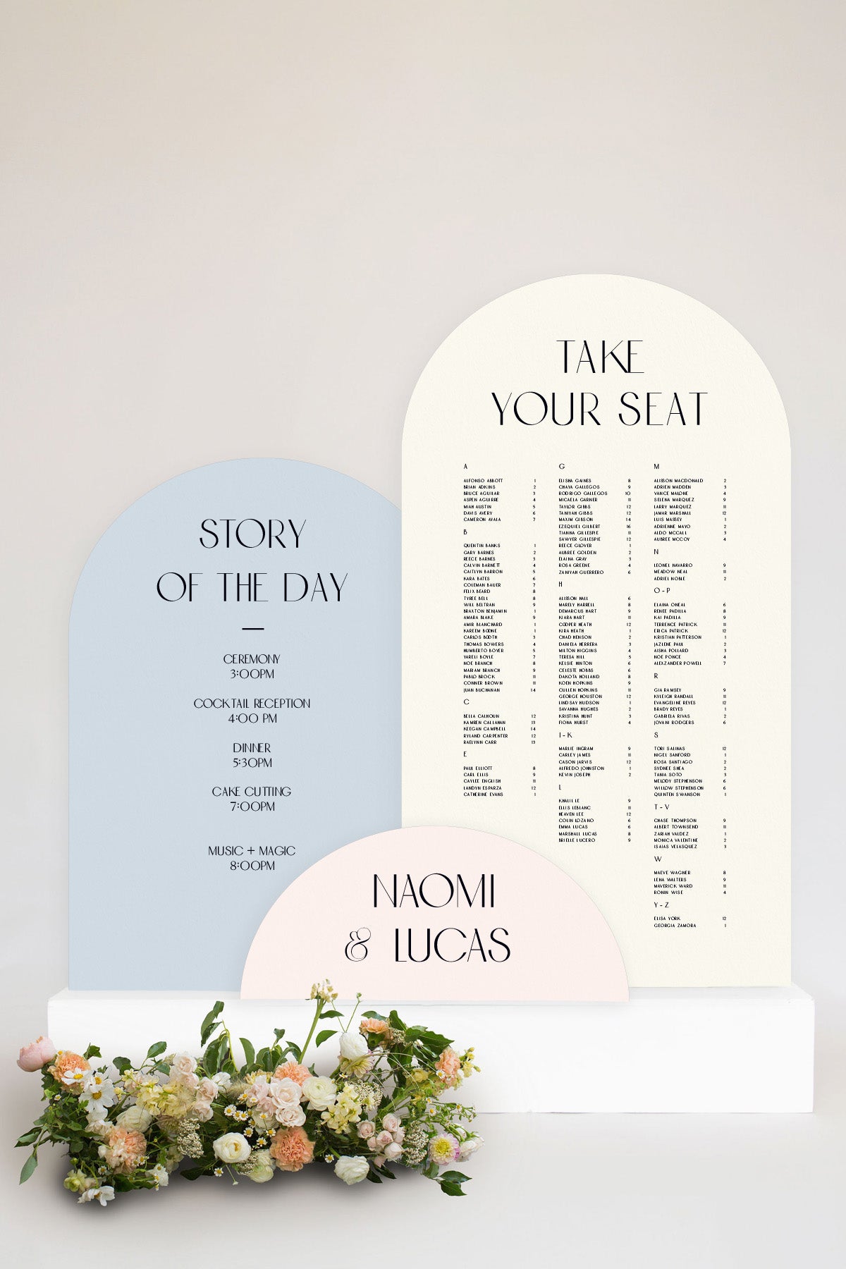 Creative Wedding Signage Lily Roe co.