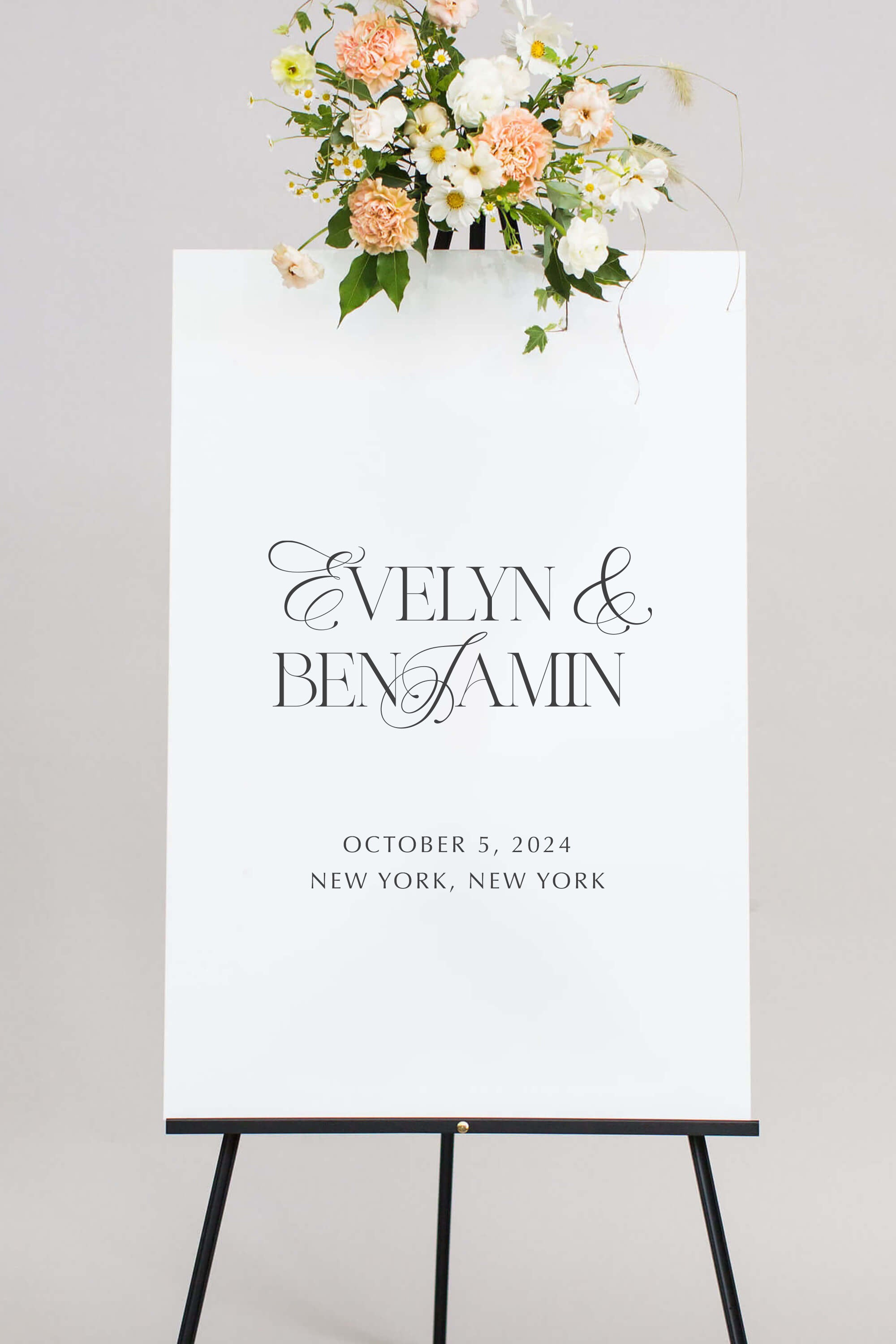 Acrylic Wedding Sign
