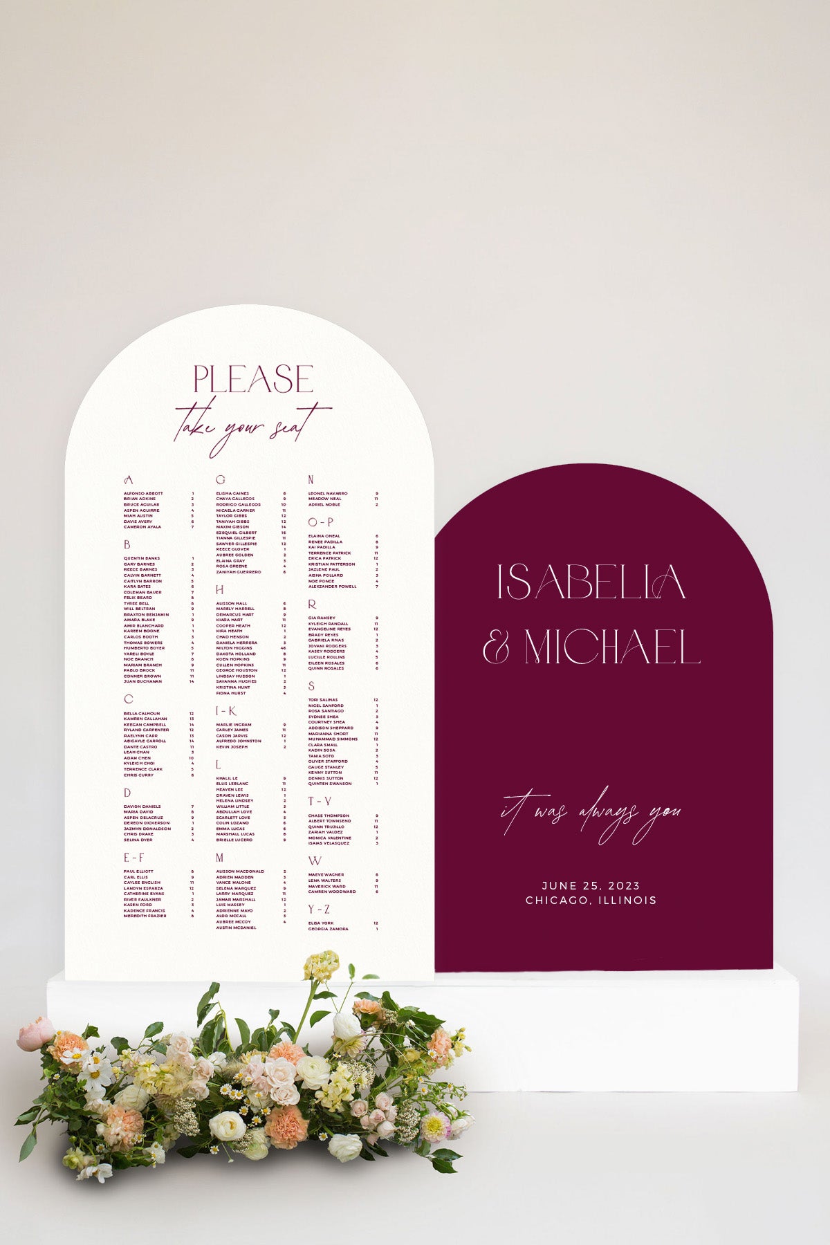 Fall Wedding Signs Lily Roe Co.