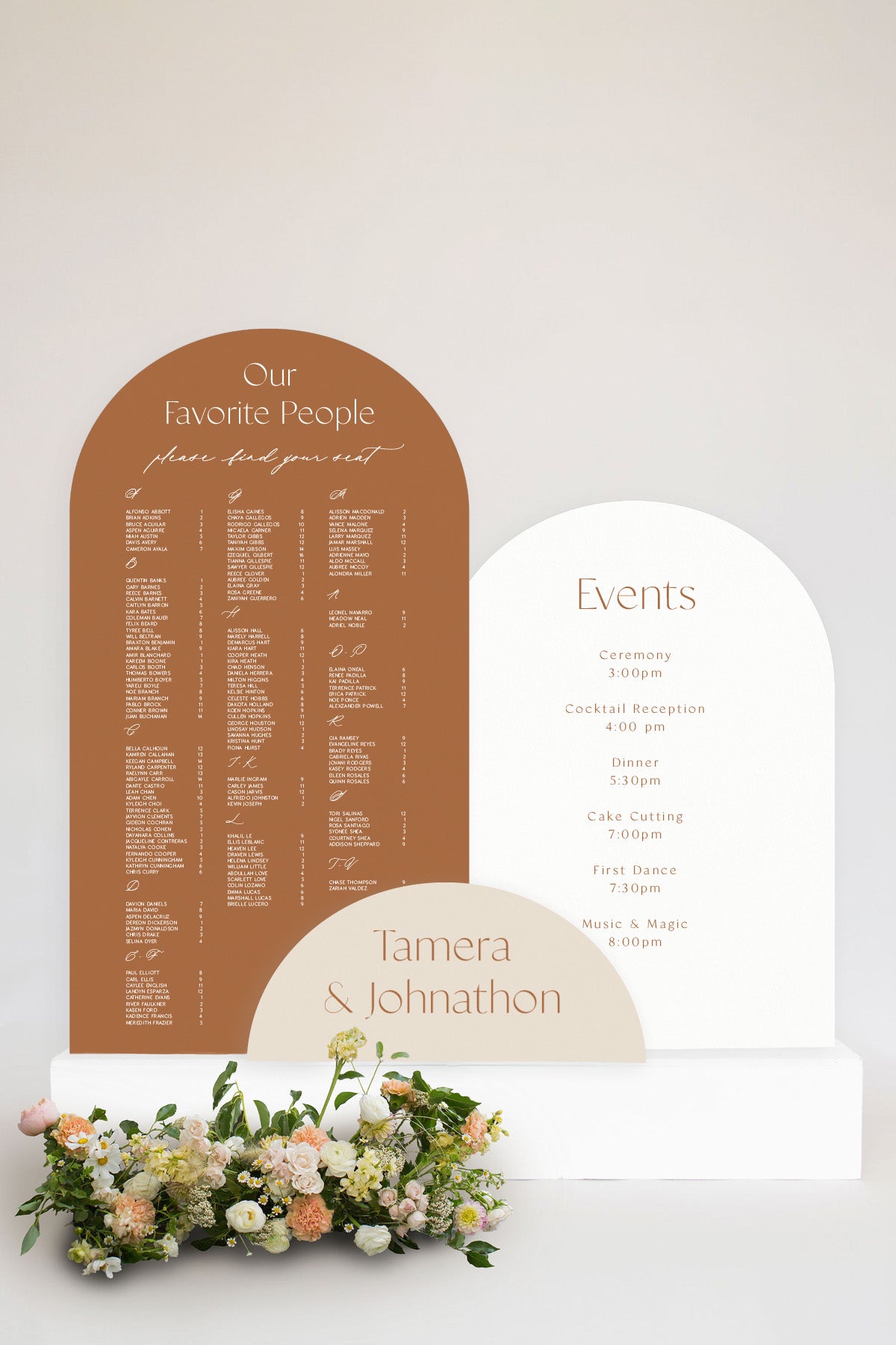 Garden Wedding Signage Lily Roe Co.