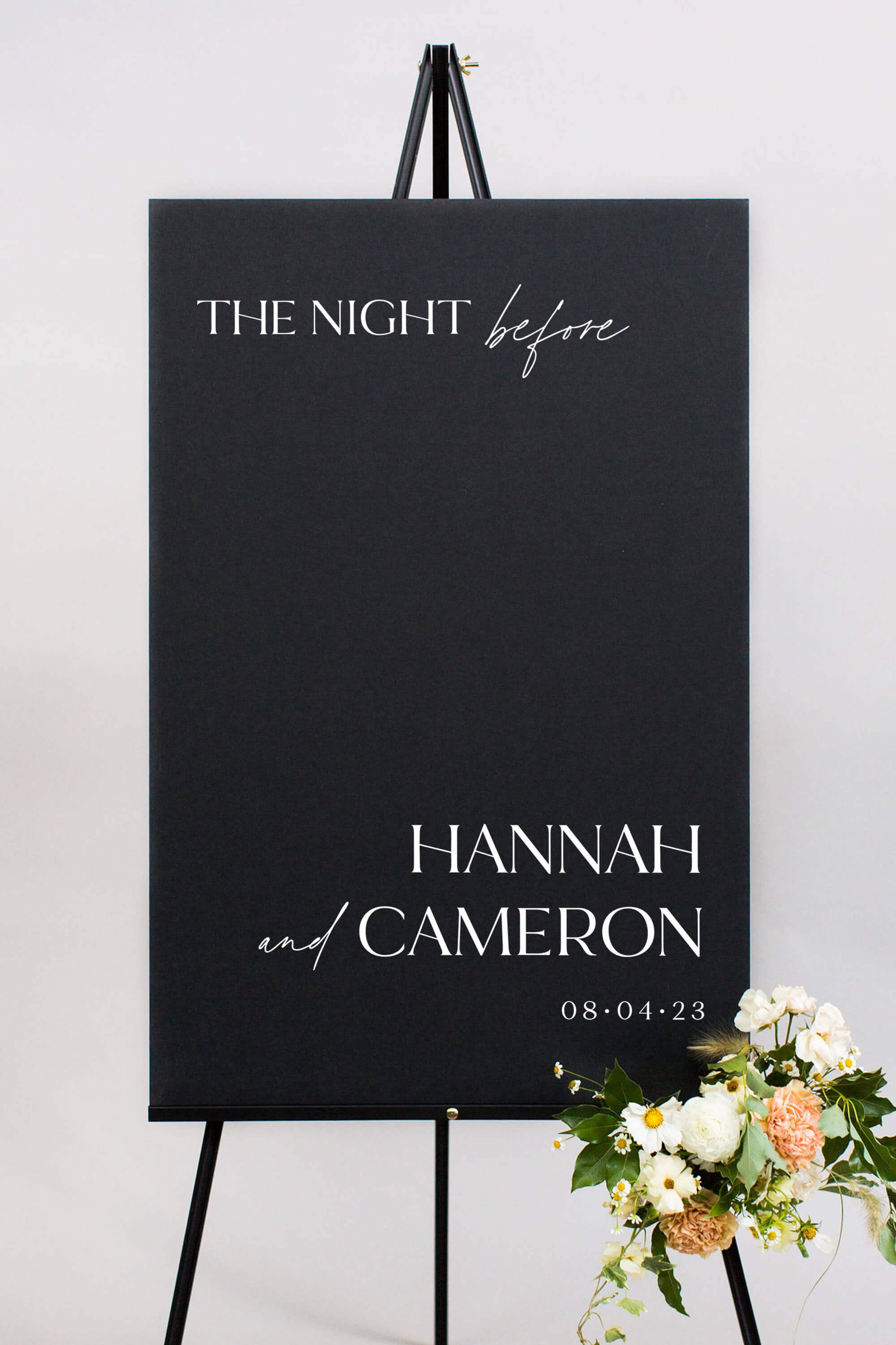 Rehearsal Dinner Sign Welcome | The Hannah