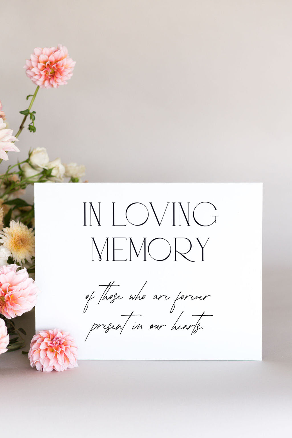 Table Signs For Wedding | The Isabella