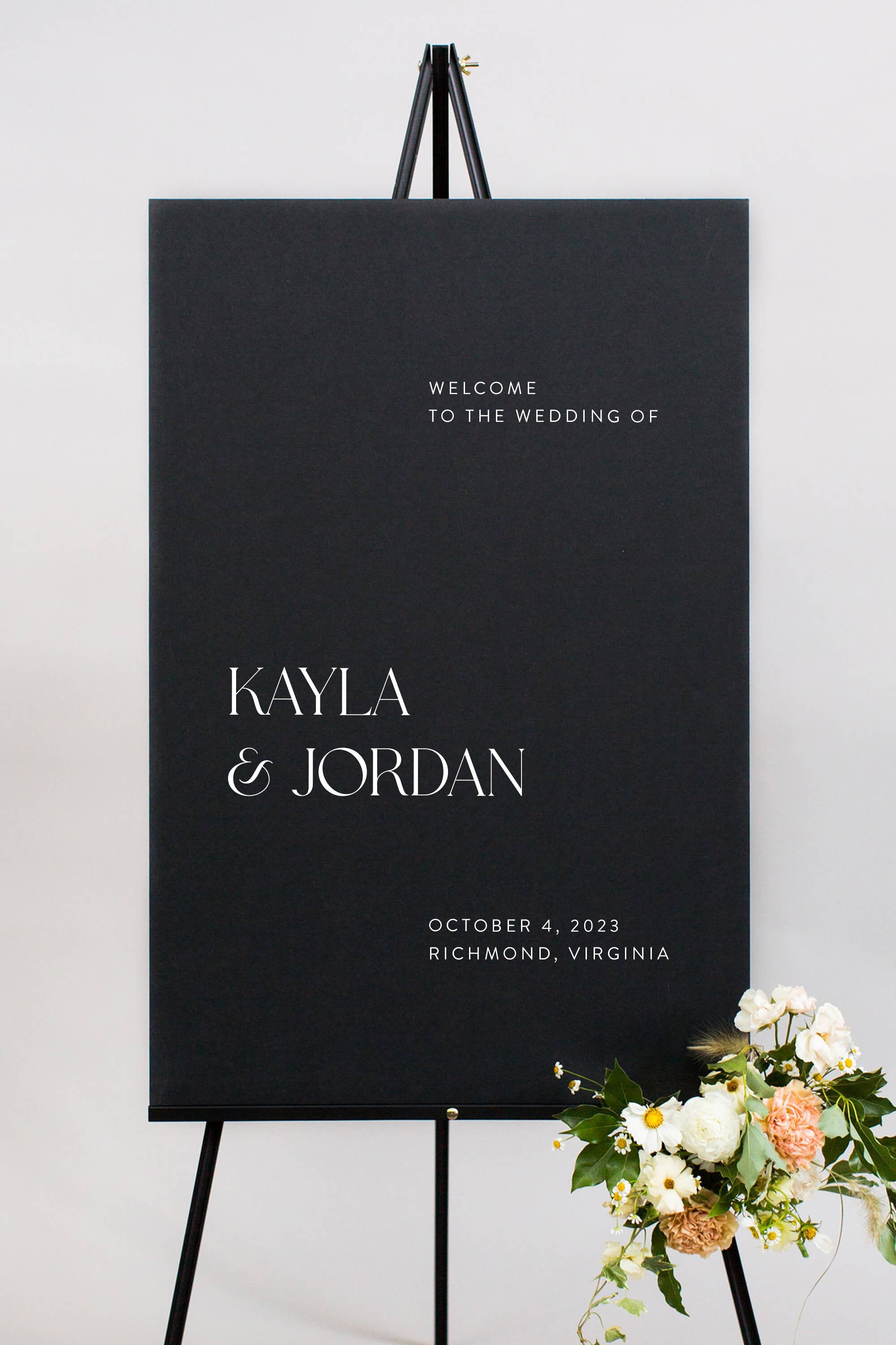 Wedding Welcome Sign | The Kayla II