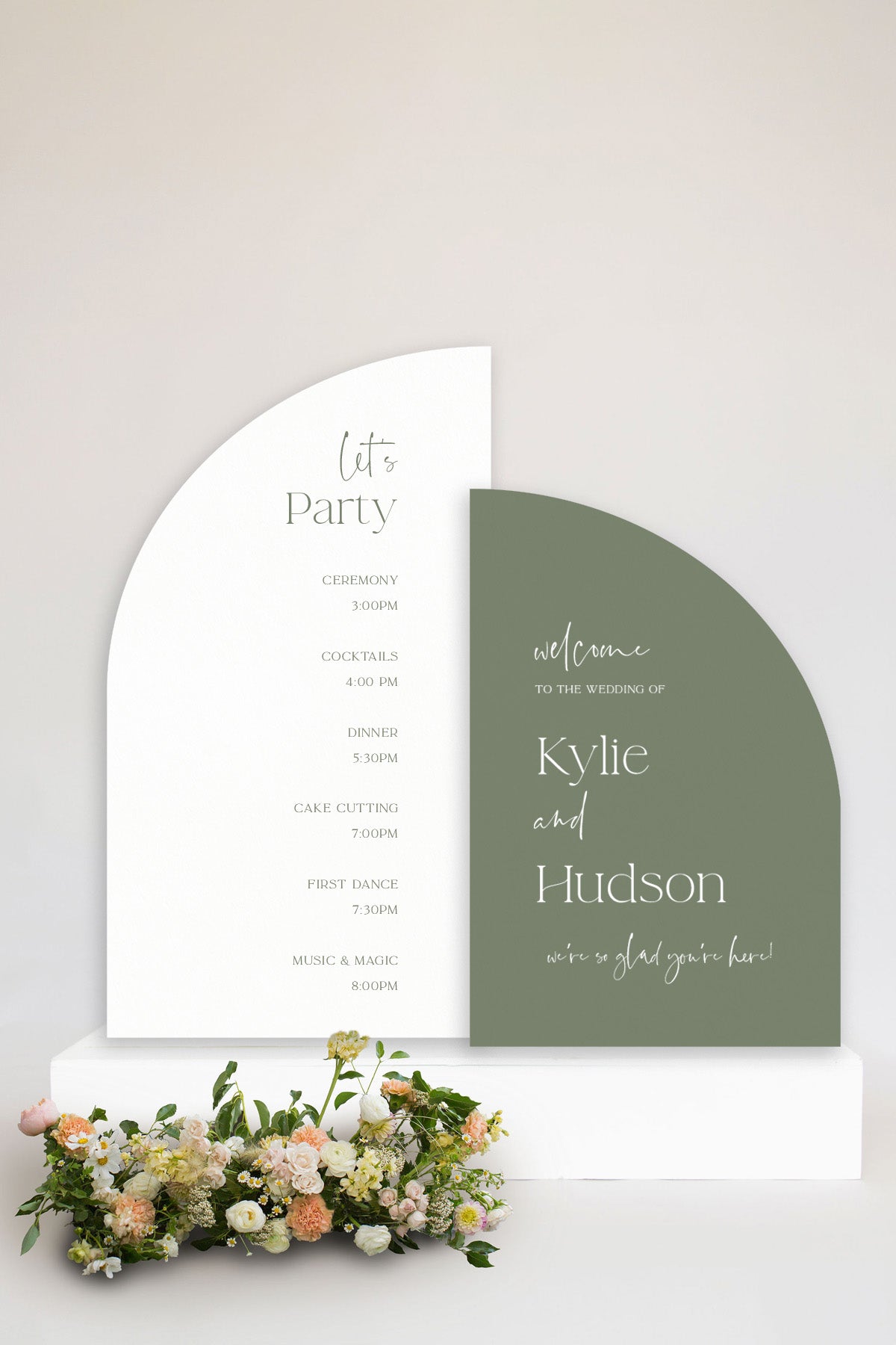 Wedding Welcome Sign Set | The Kylie