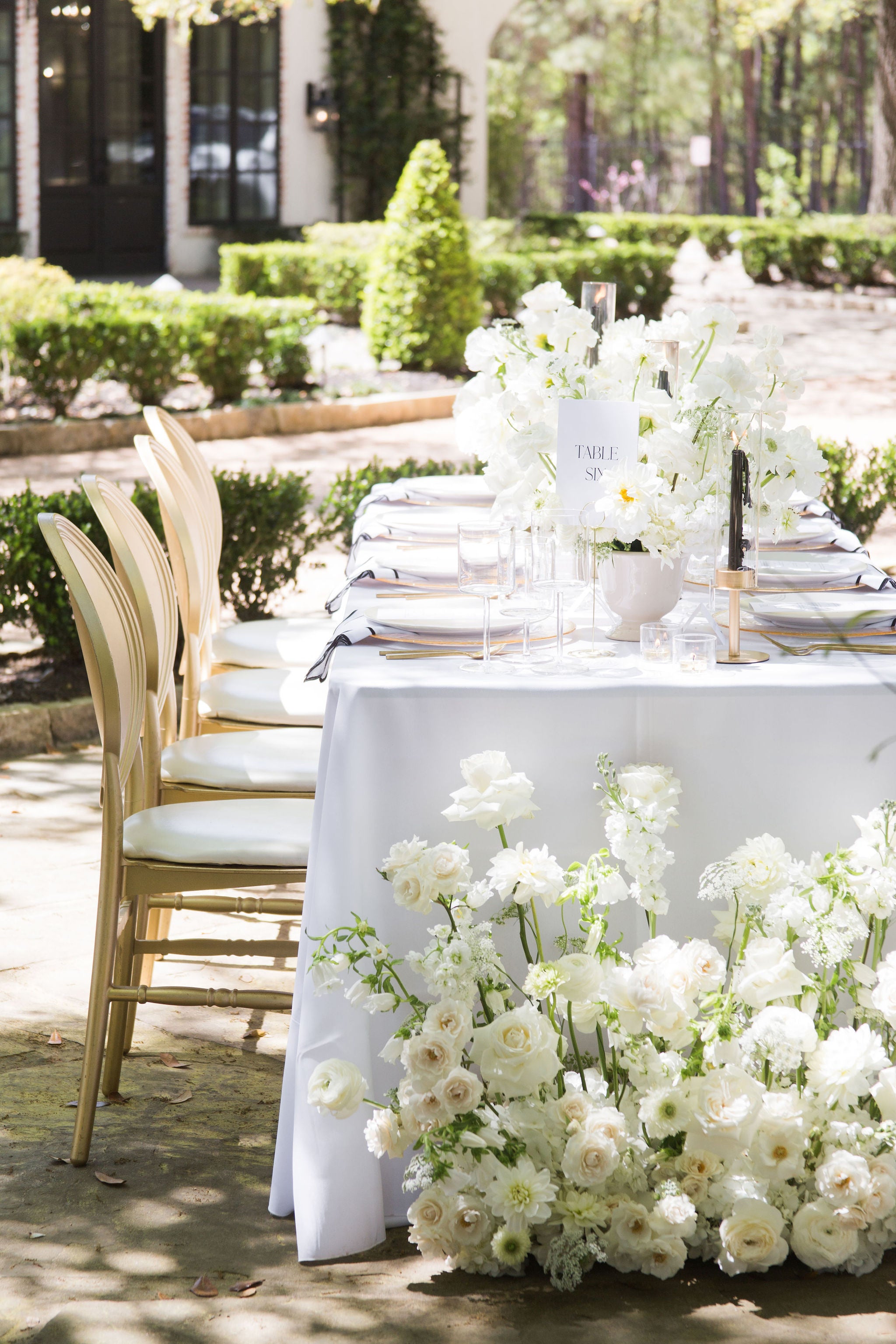 Table Numbers Wedding