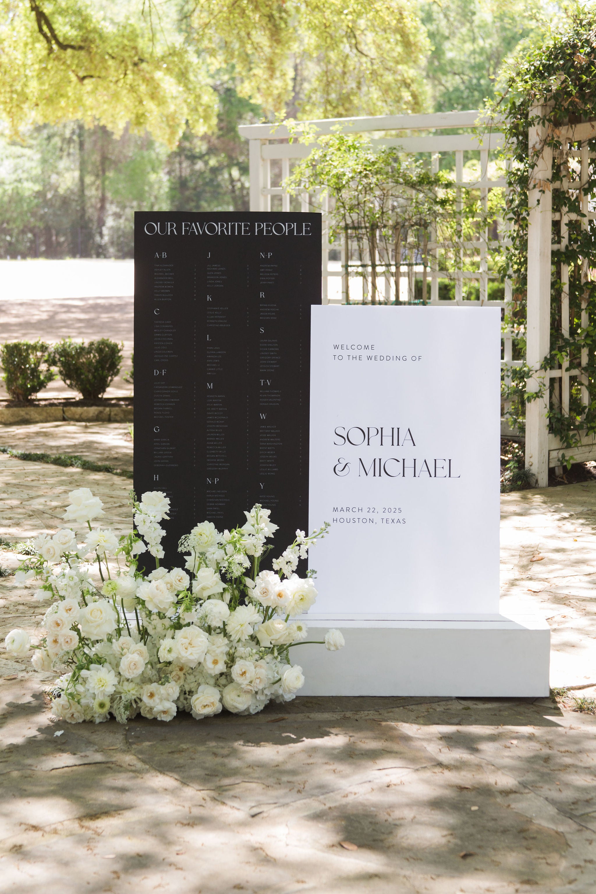 Wedding Ceremony Sign Set | The Kayla