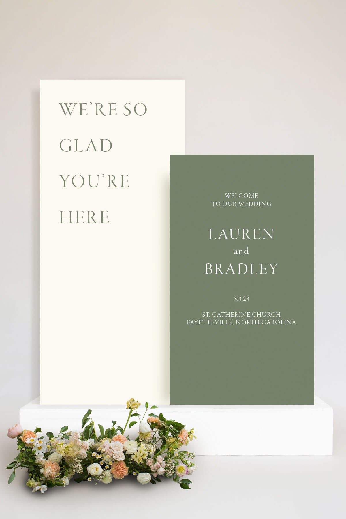 elegant wedding sign lily roe co