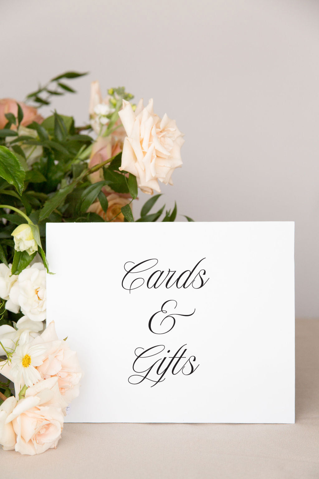 Acrylic Table Signs For Wedding | The Lindsay