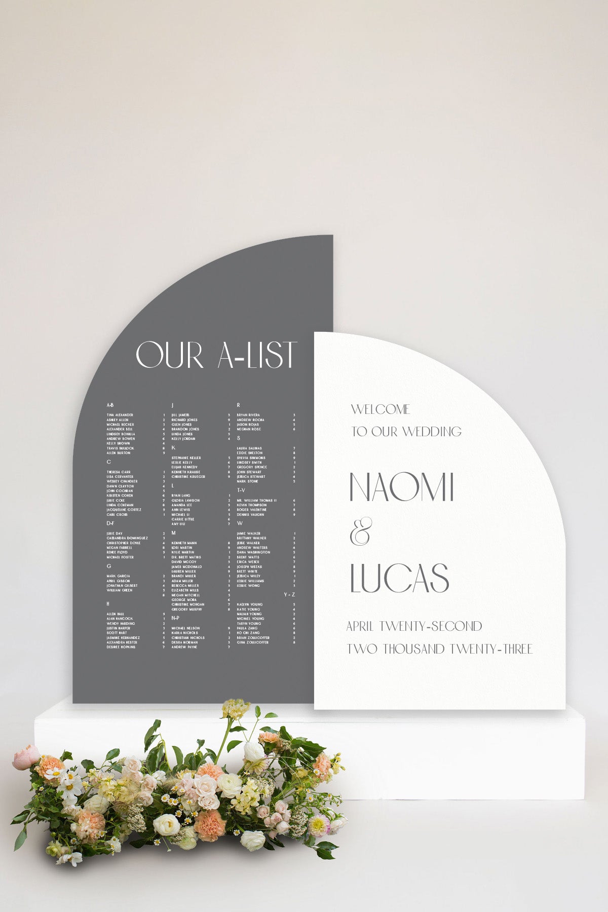 Wedding Welcome Sign Set