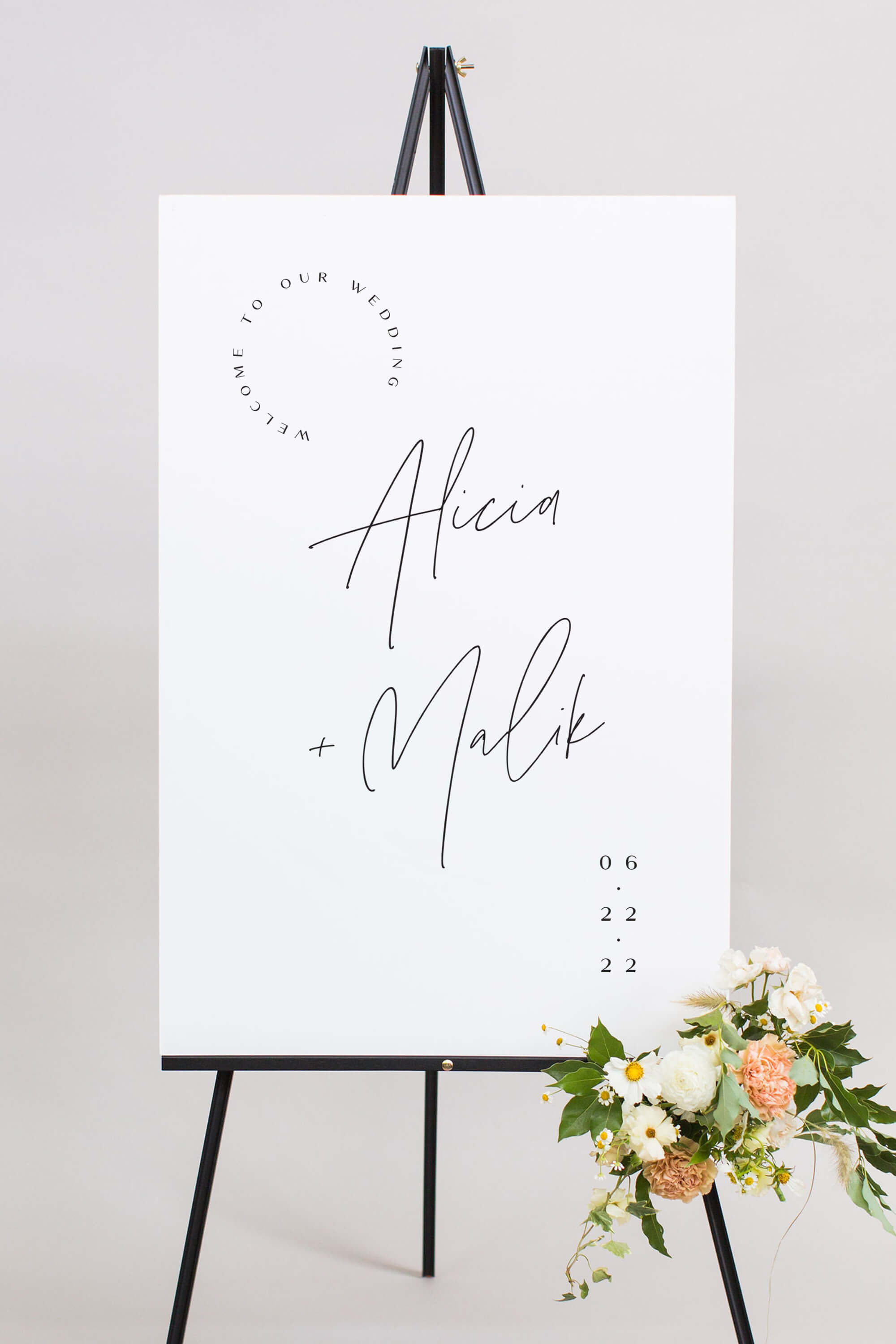 Wedding Board White Foamboard Lily Roe Co