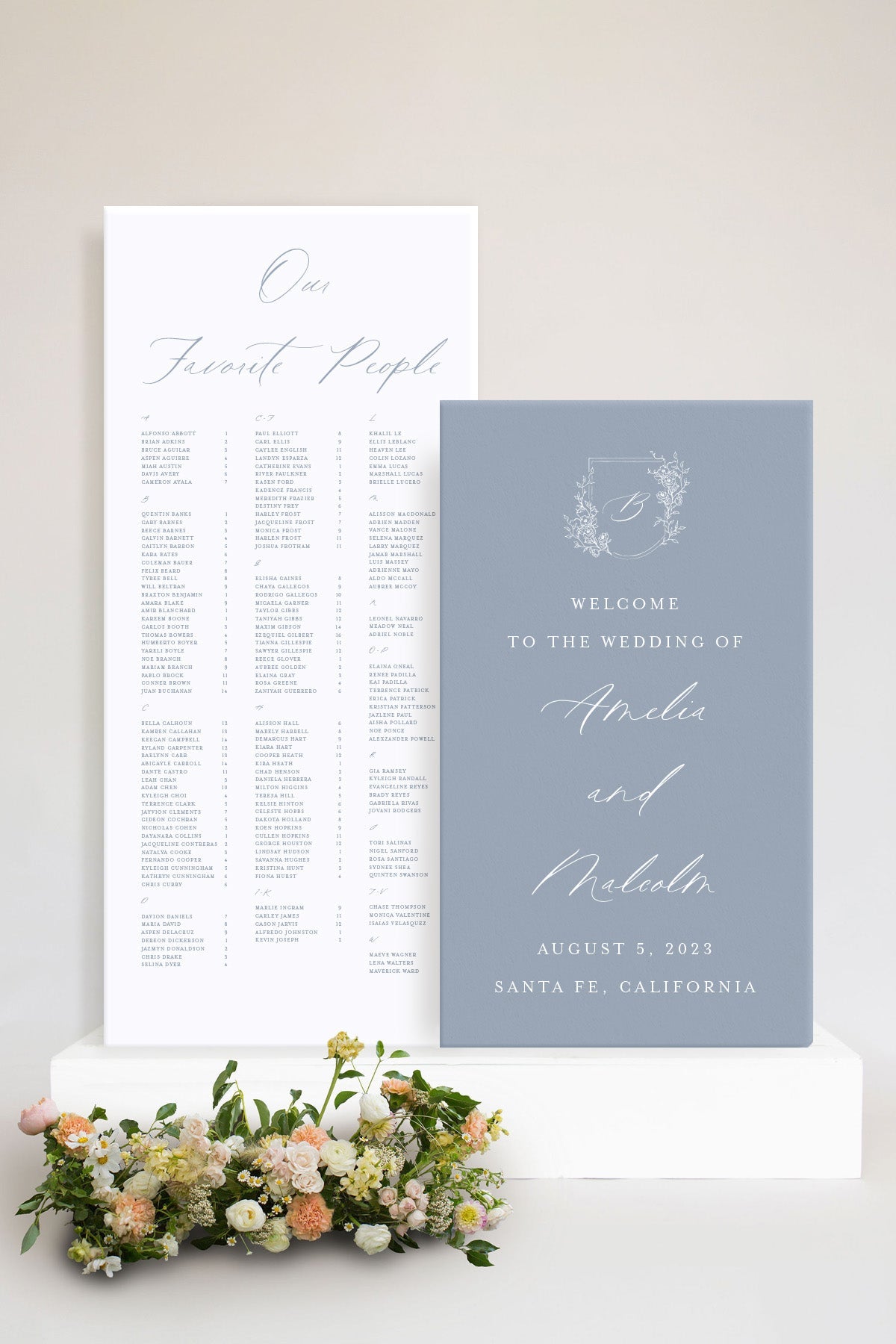 Wedding Ceremony Welcome Sign Lily Roe Co.