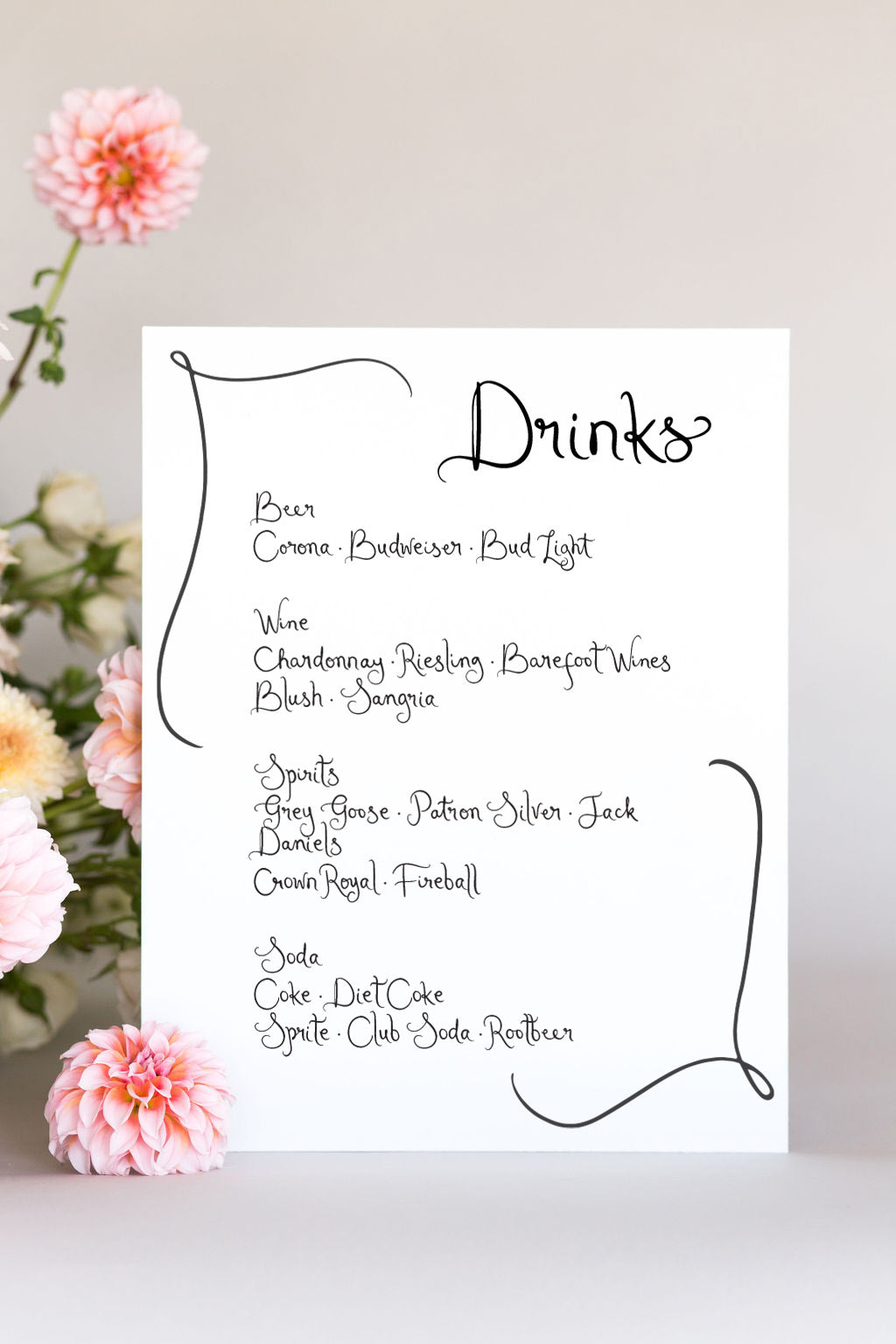 Bar Sign Wedding | The Madeline