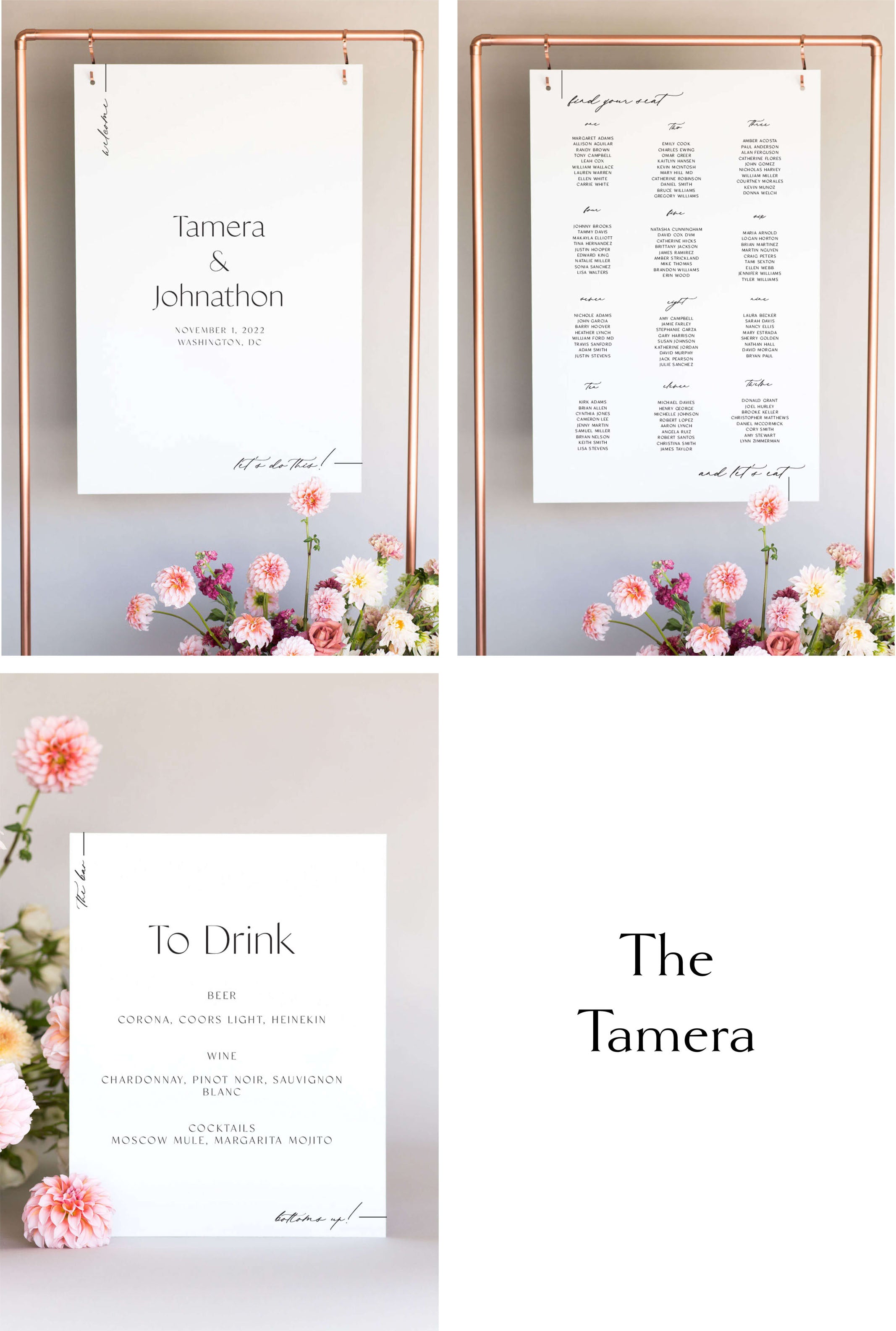 The Luxe Wedding Sign Package