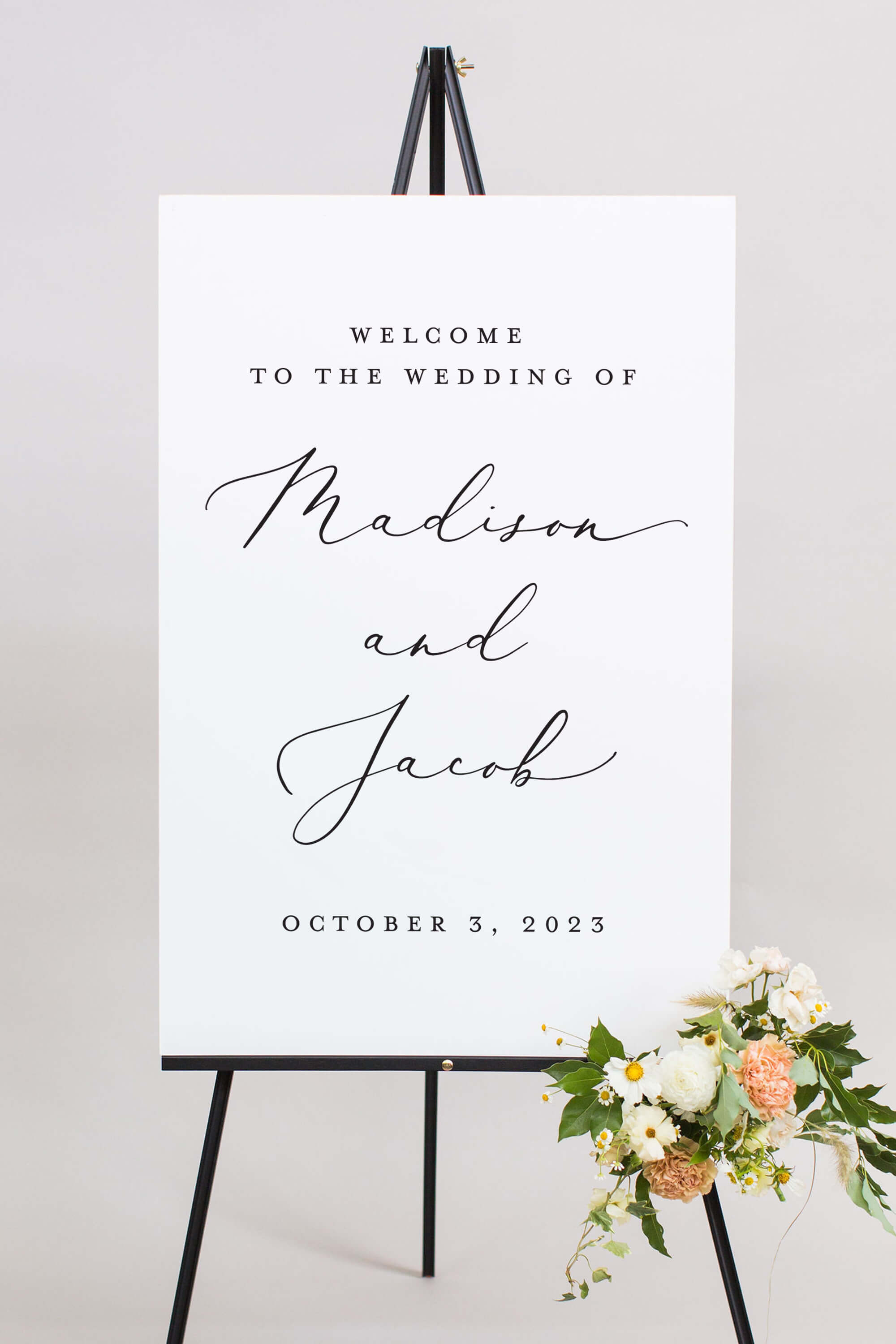 Wedding Welcome Sign | The Jennifer