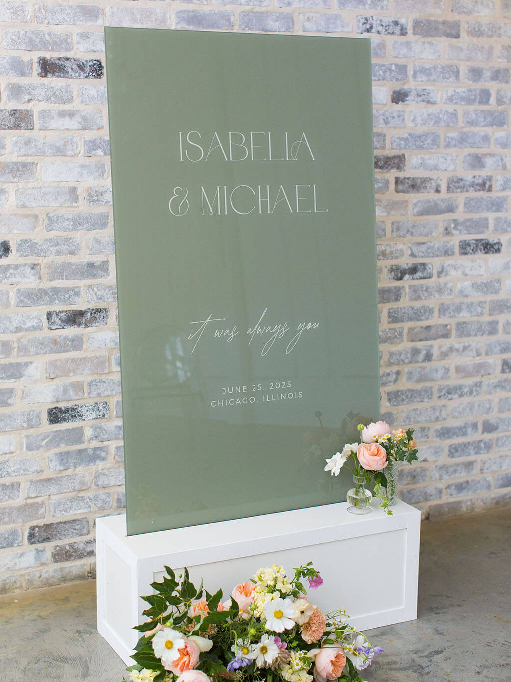 Wedding Welcome Sign Lily Roe Co.