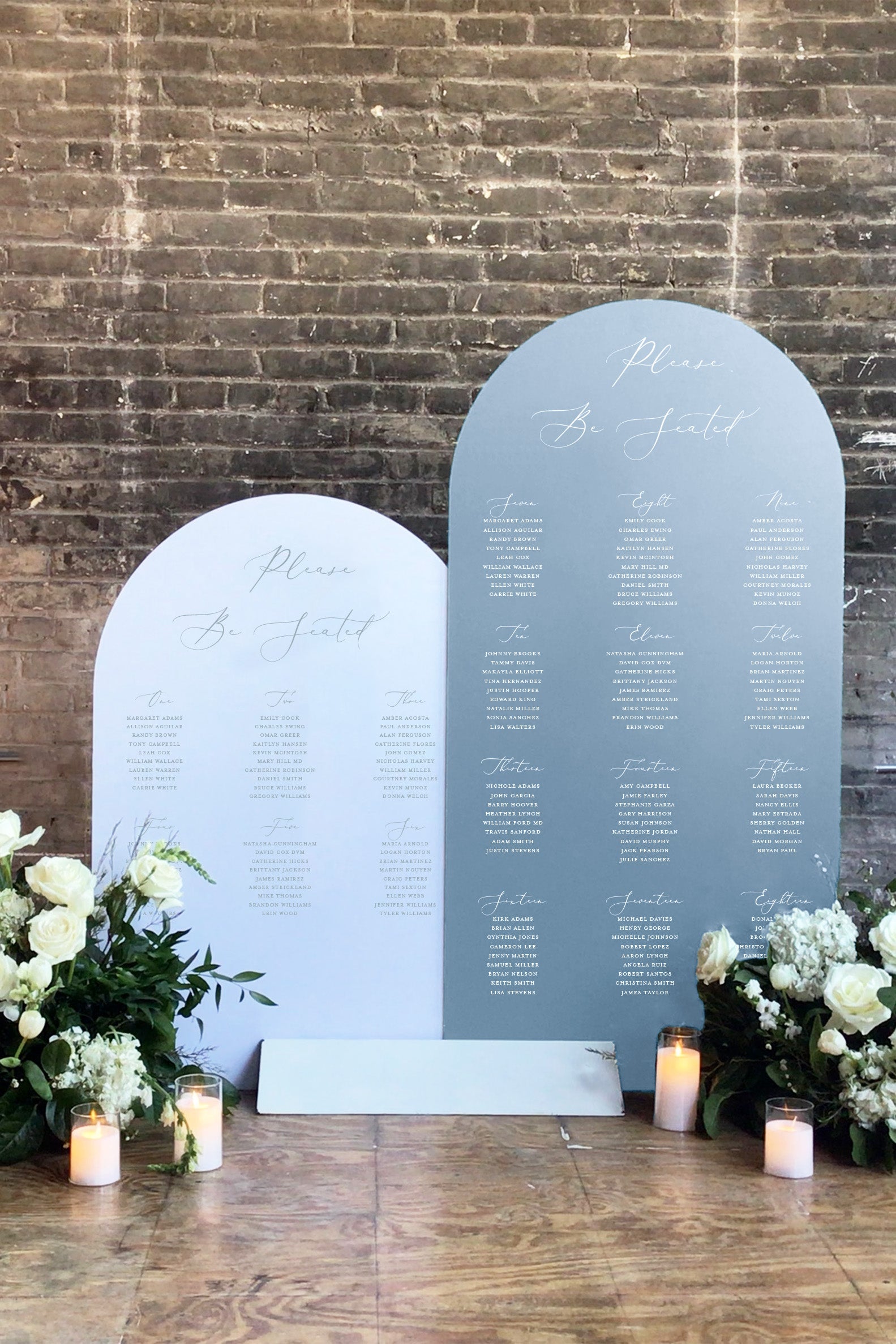 Arch Wedding Sign Set