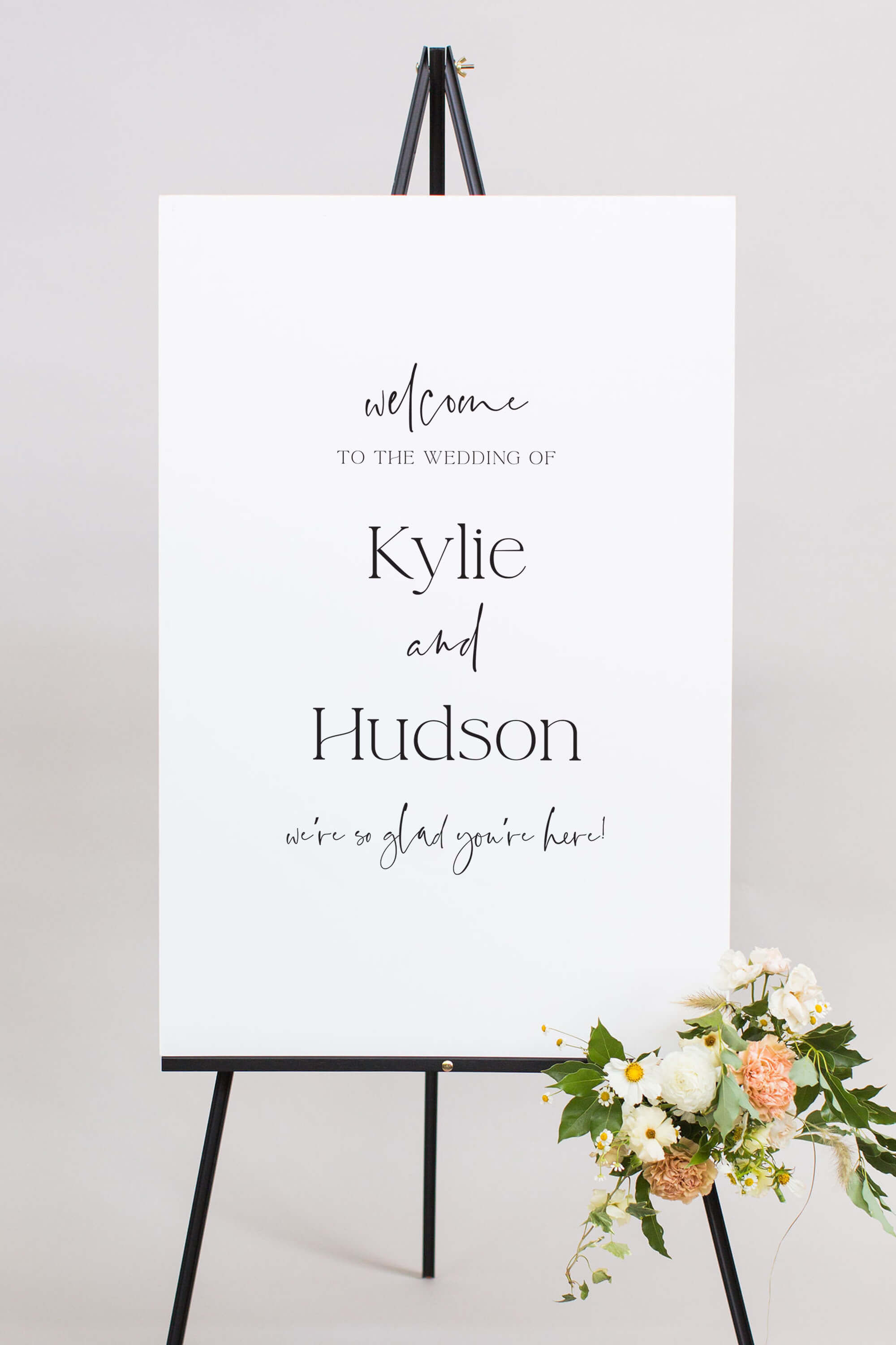 Welcome To Our Wedding Sign Lily Roe Co.