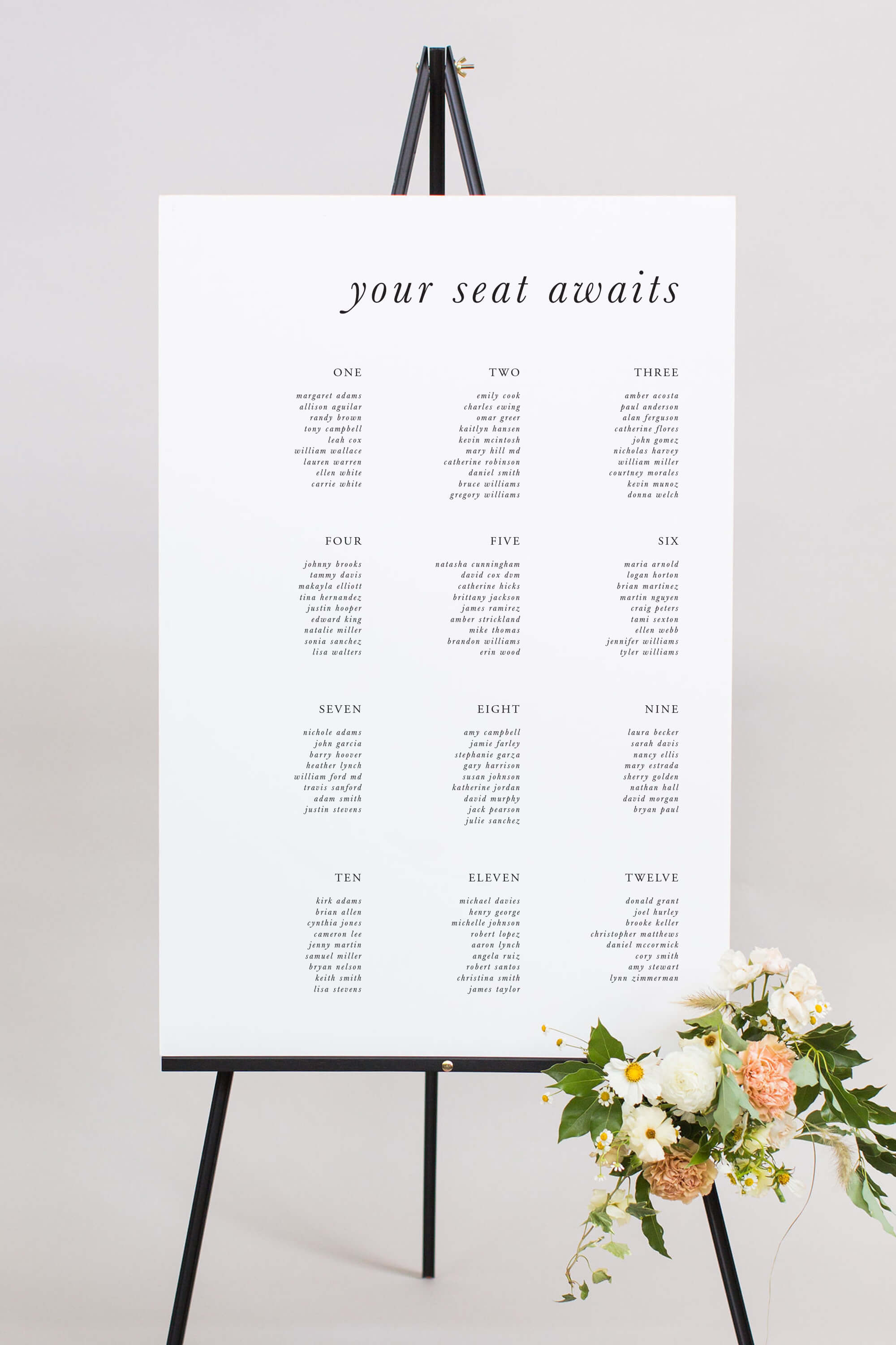 Your Seat Awaits Sign