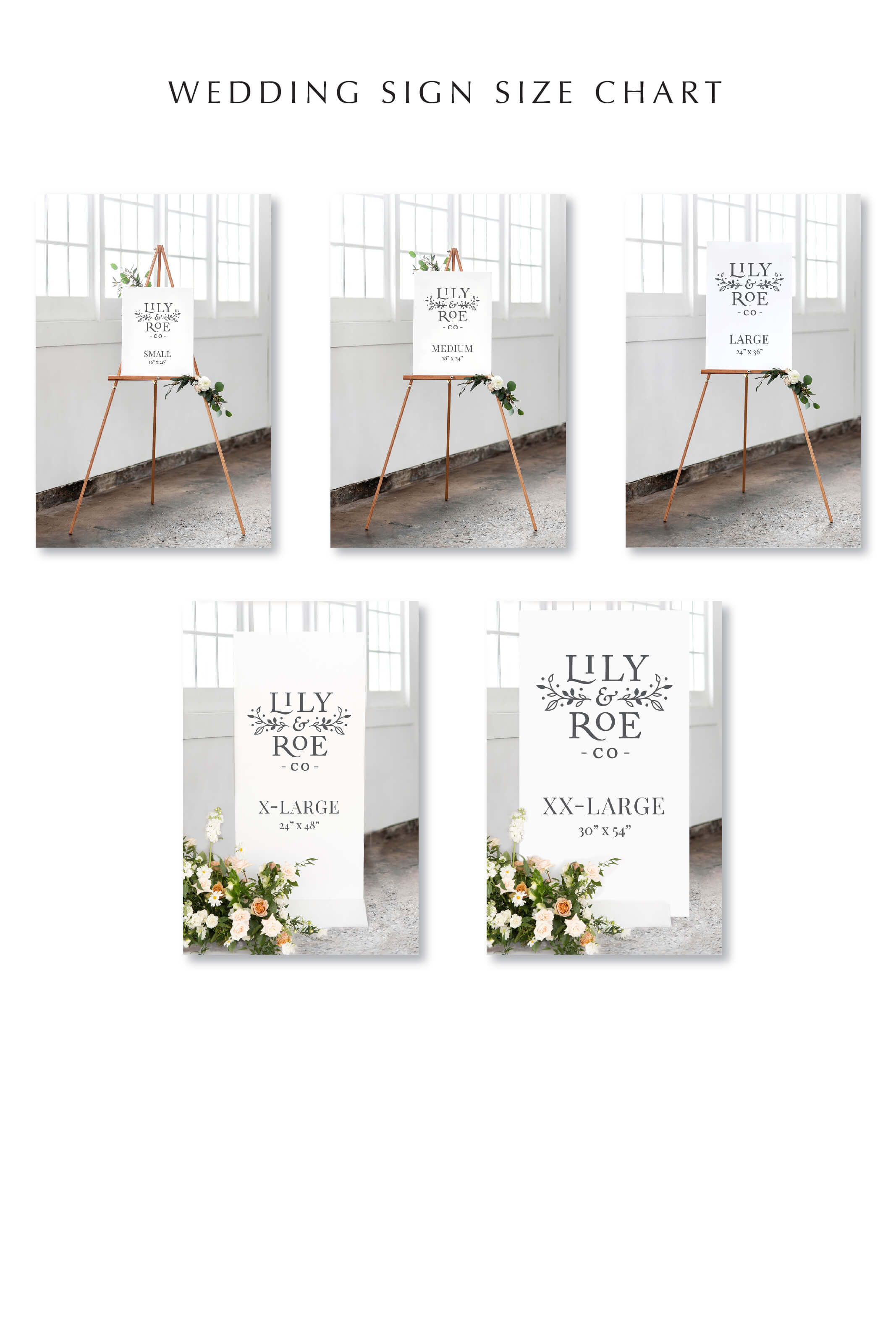 Clear Acrylic Custom Wedding Welcome Sign | The Charlotte