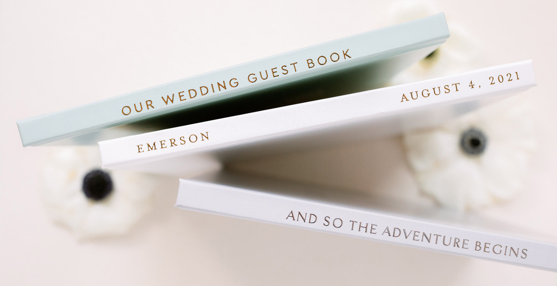 Unique Wedding Guest Books Personalized by Lily Roe Co