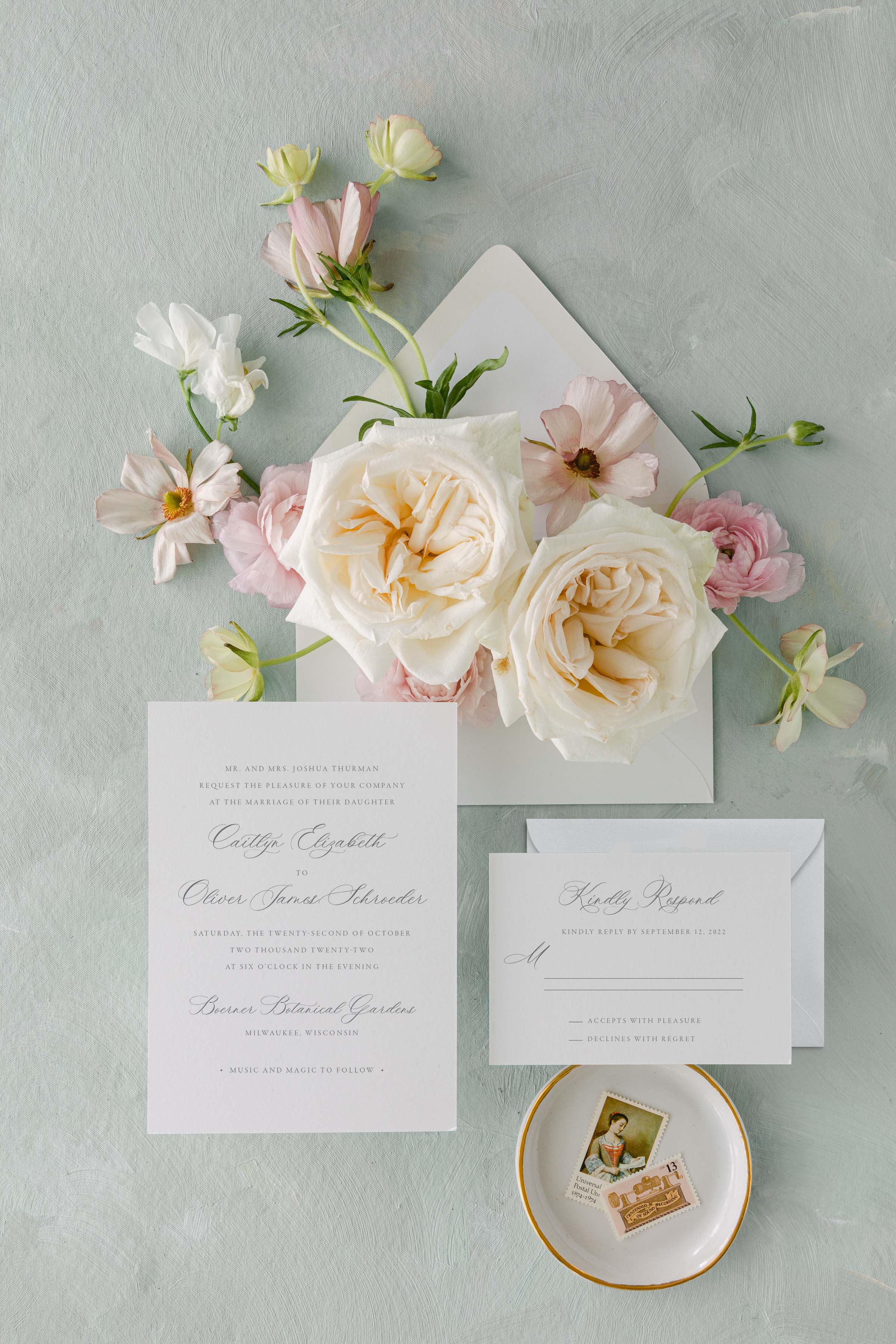 Classic Wedding Invitation | The Caitlyn