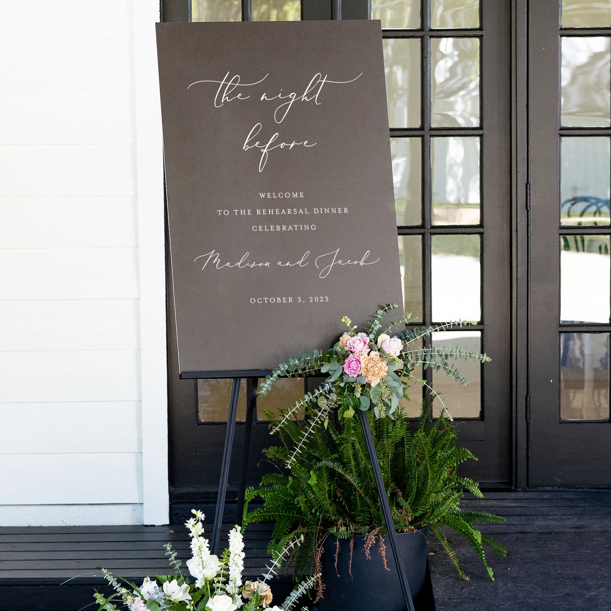 Rehearsal Dinner Welcome Sign | The Madison