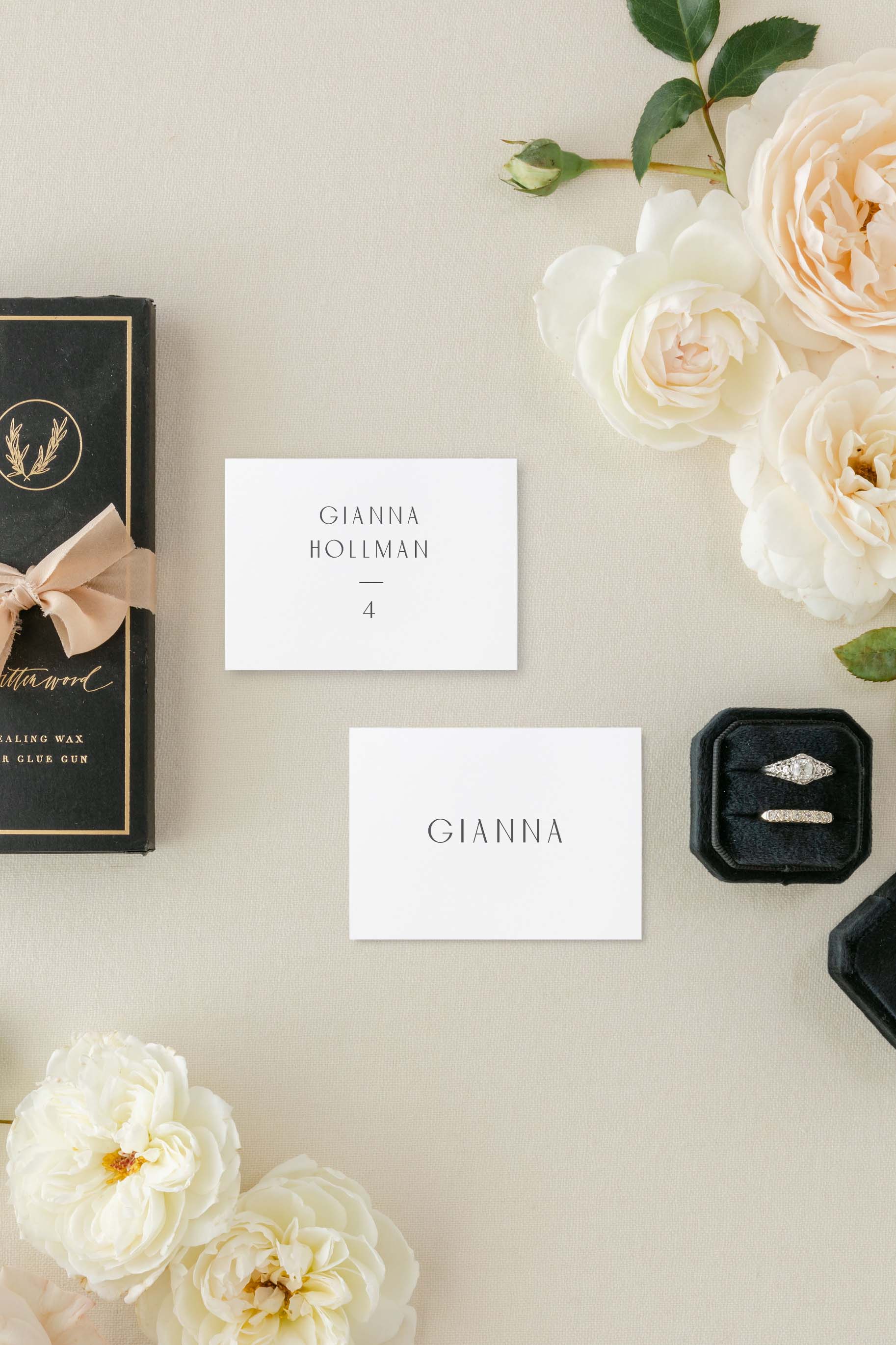 succulent escort cards Modern Escort Cards