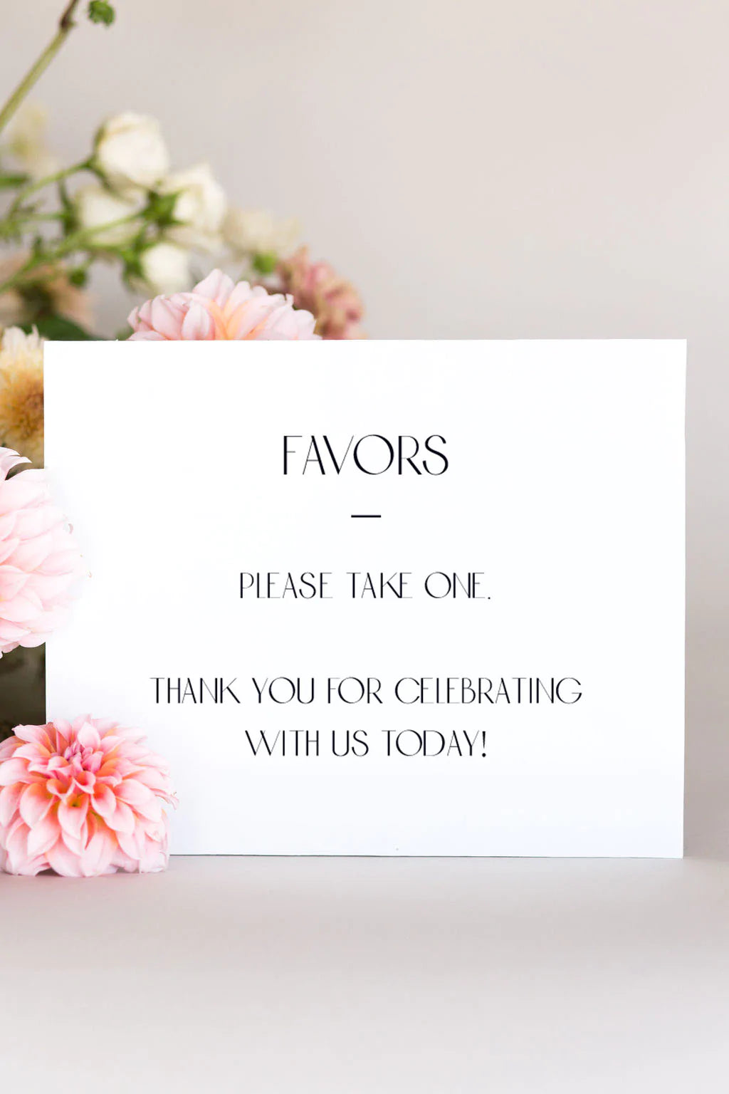 Table Signs For Wedding | The Naomi