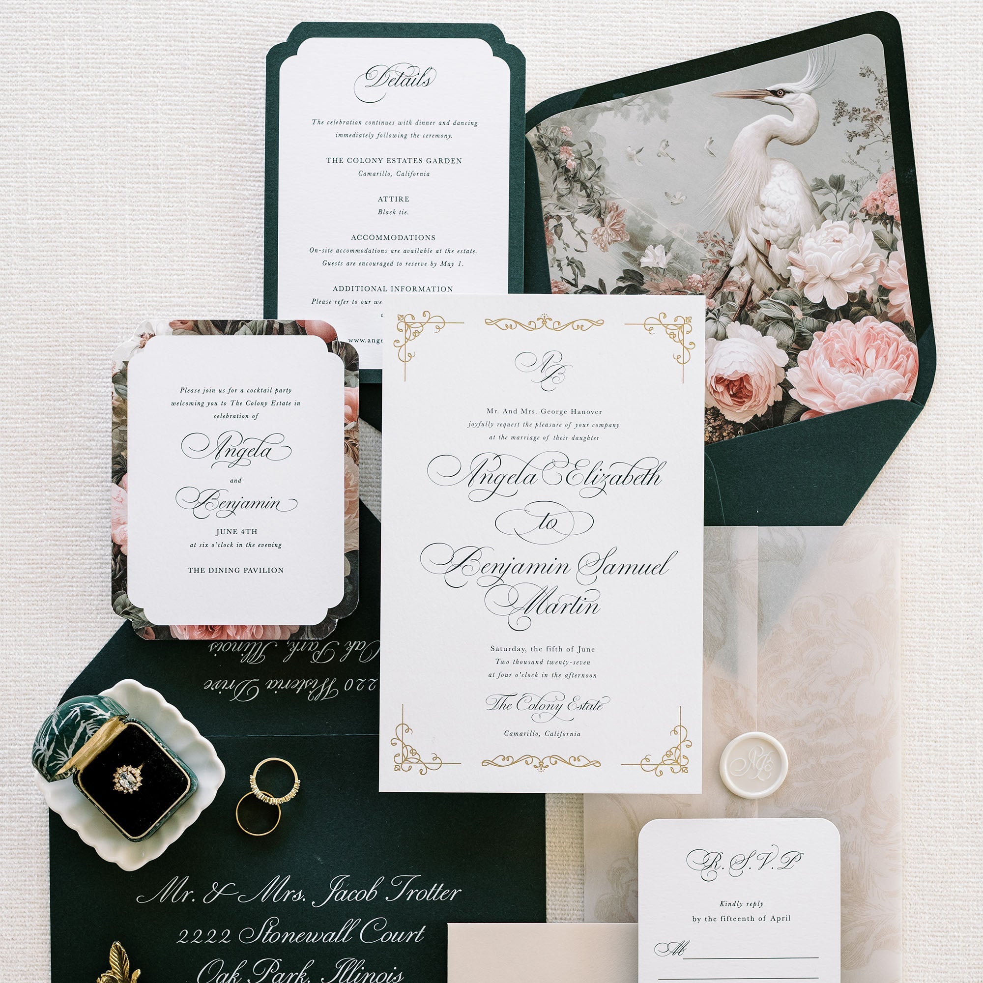 Vintage Wedding stationery Collection