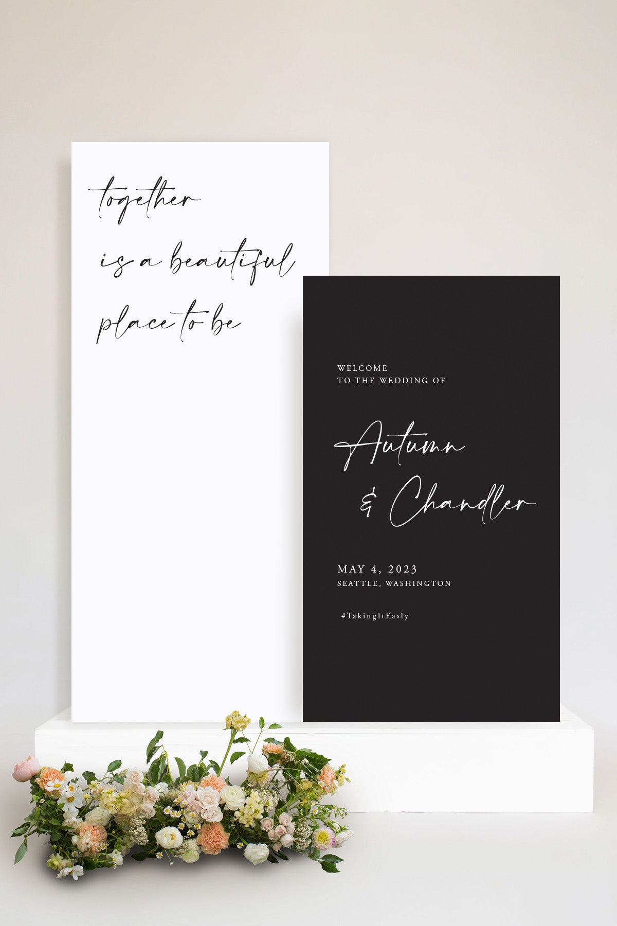 Together is a beautiful place to be sign Lily Roe Co