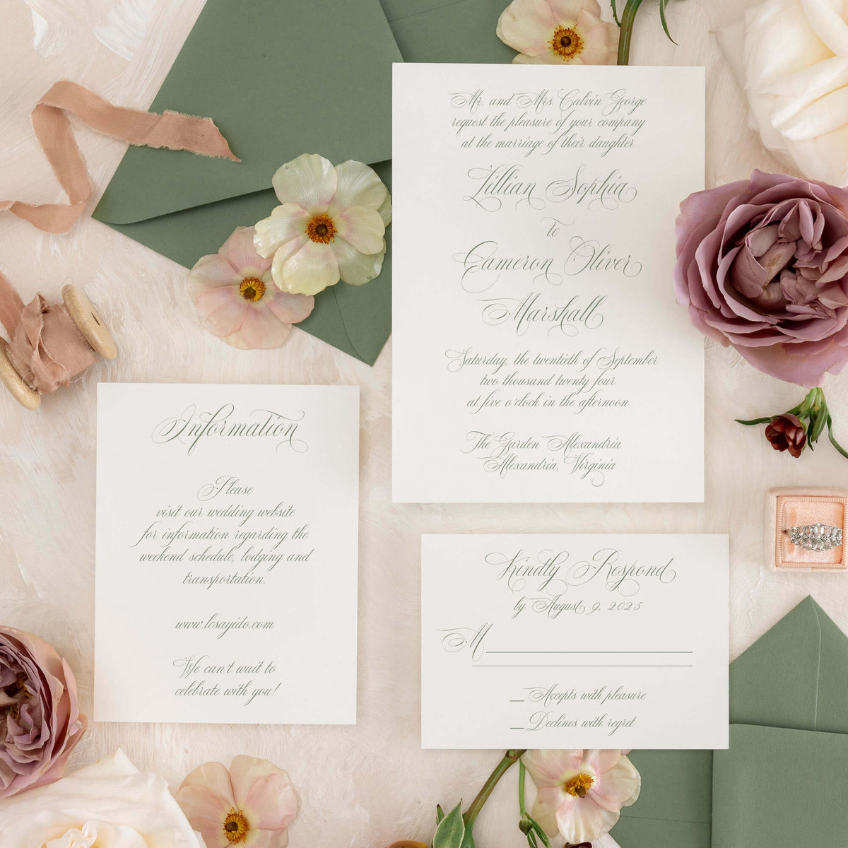 Linen wedding invitations 60 photos - Astyledwedding.com