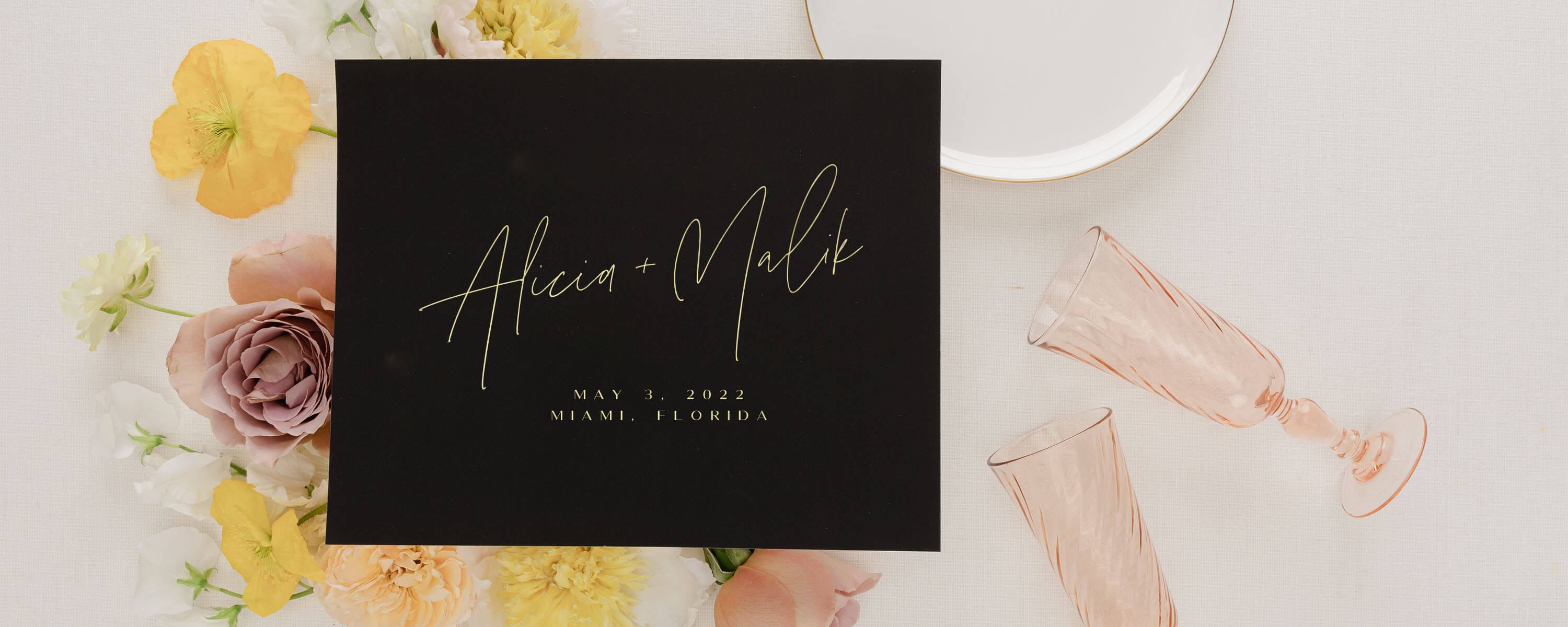 Black Wedding Sign In Book Personalized Guest Book Collection Lily Roe Co