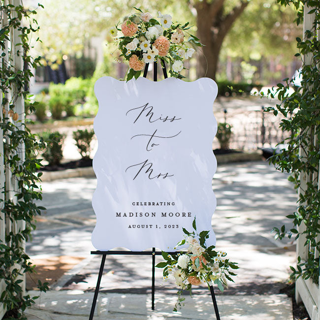 wedding table assignment board