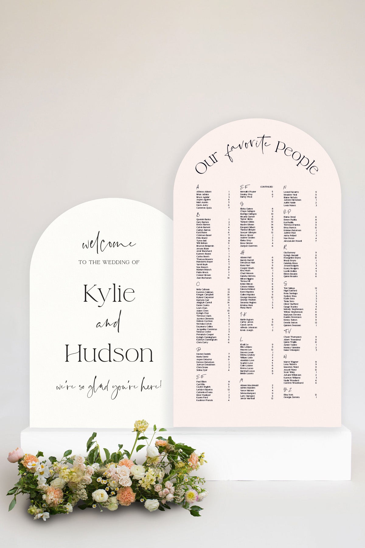 Ceremony Seating Sign Lily Roe Co.