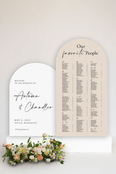 Ceremony-Welcome-Board-Lily-