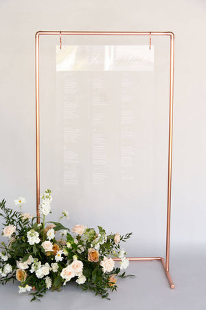 Glass Seating Chart - Lily Roe Co
