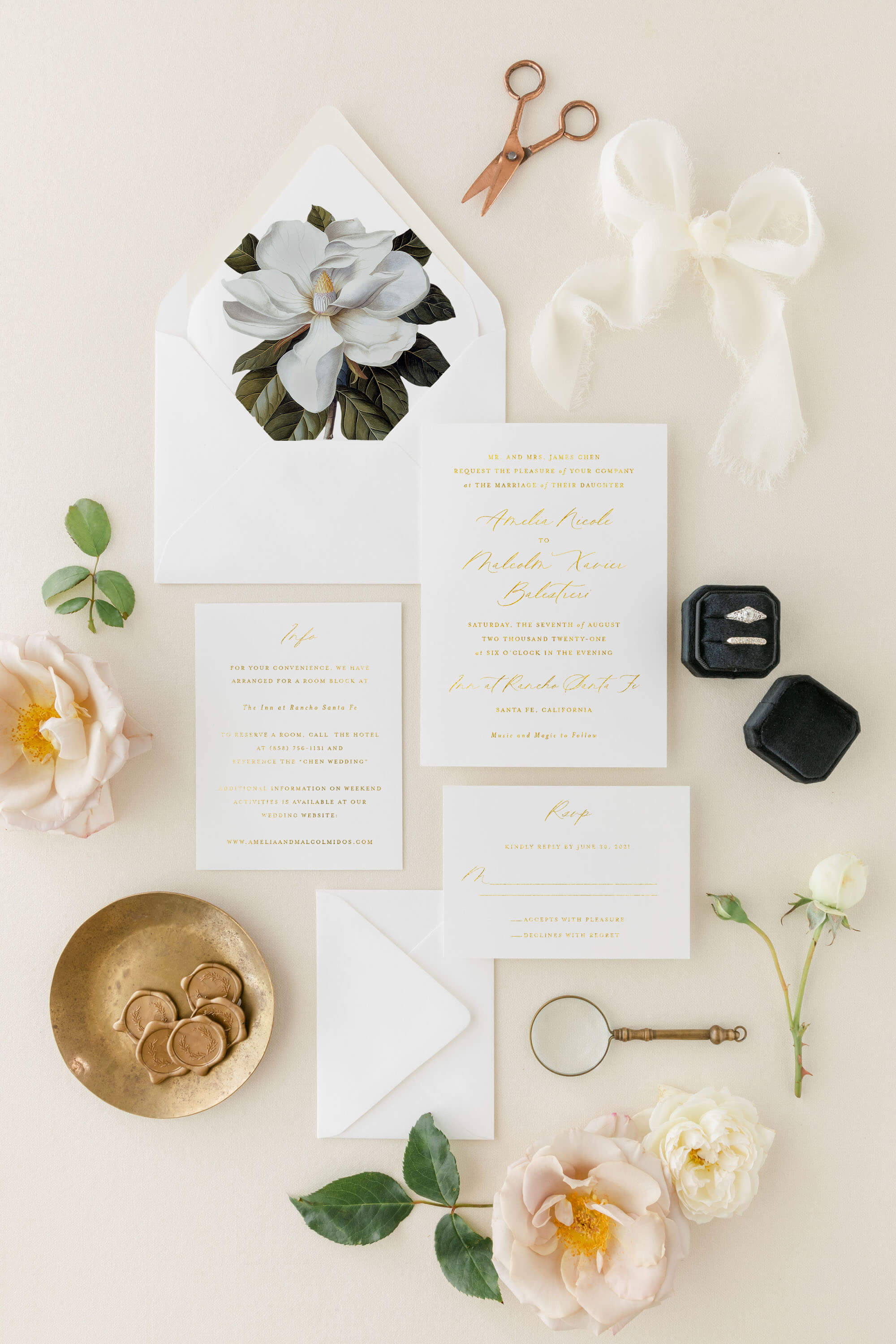 Custom Wedding Invitation Packages Bold & Luxurious, Our Stunning