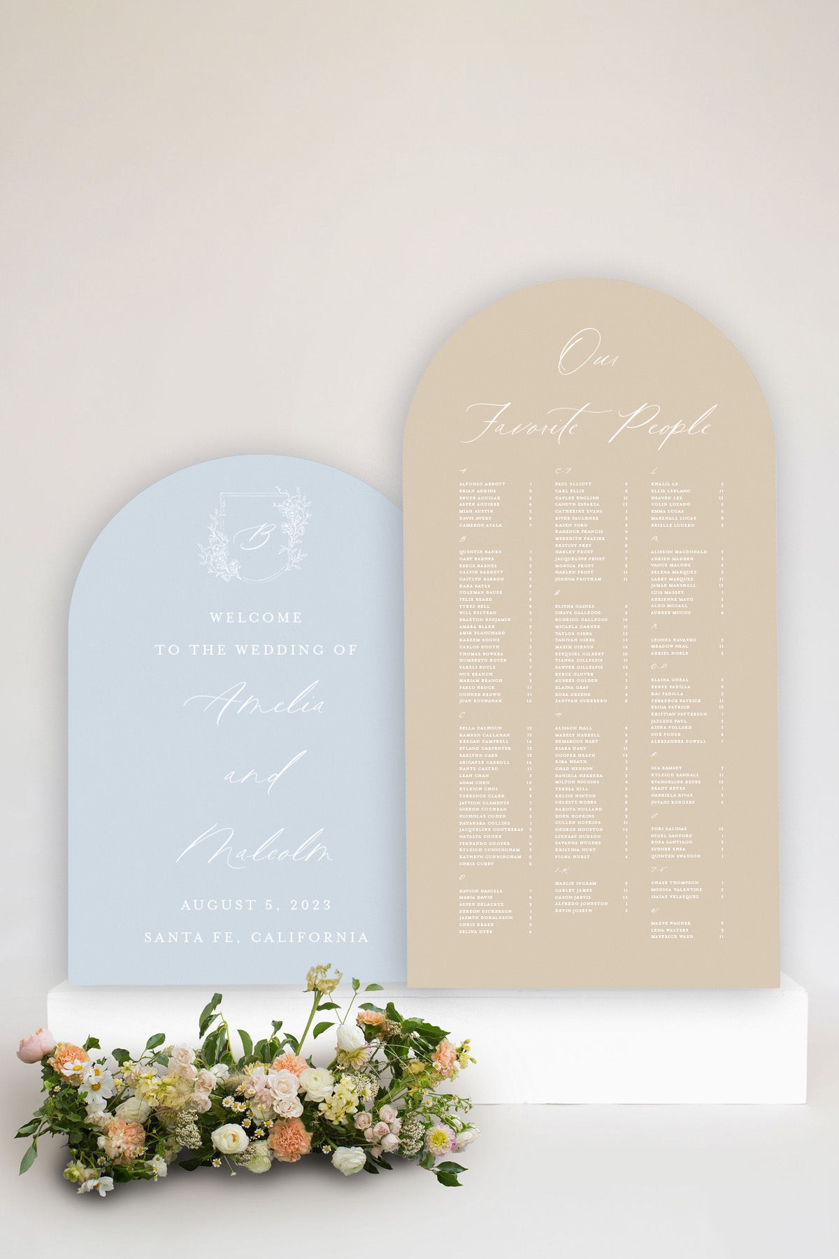 Customizable Wedding Ceremony Sign Lily Roe Co.