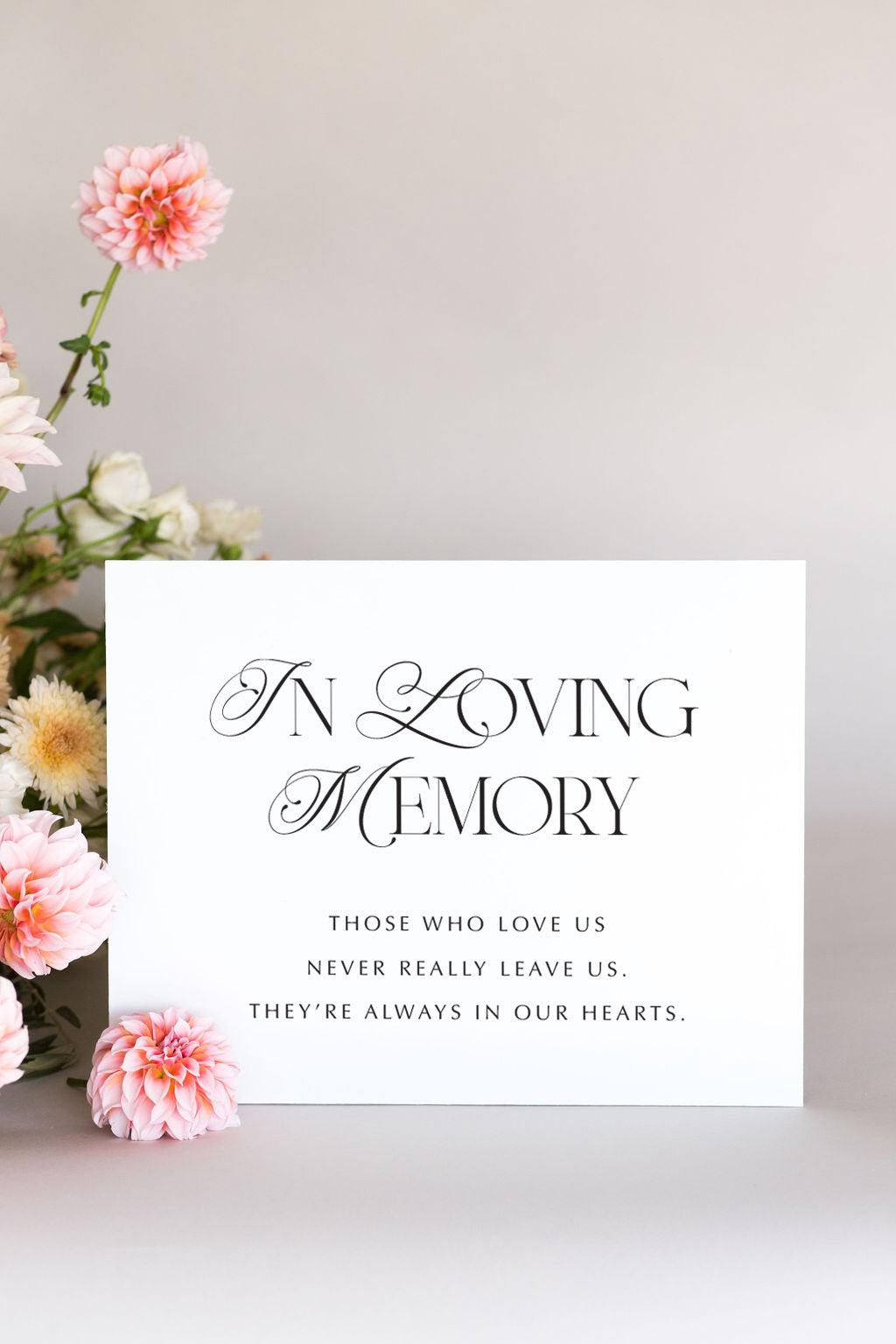 Wedding Table Signs | The Evelyn