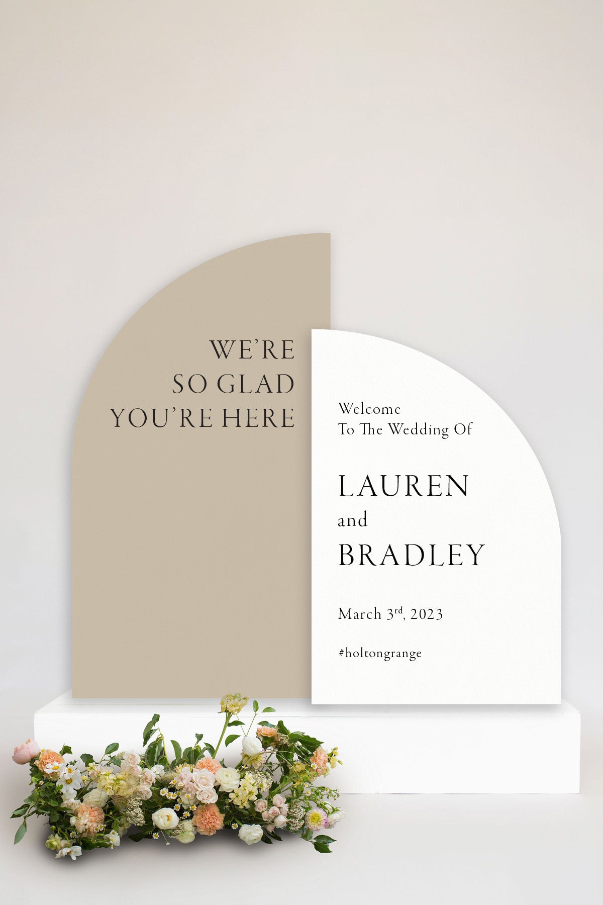 Wedding Welcome Sign Set | The Lauren