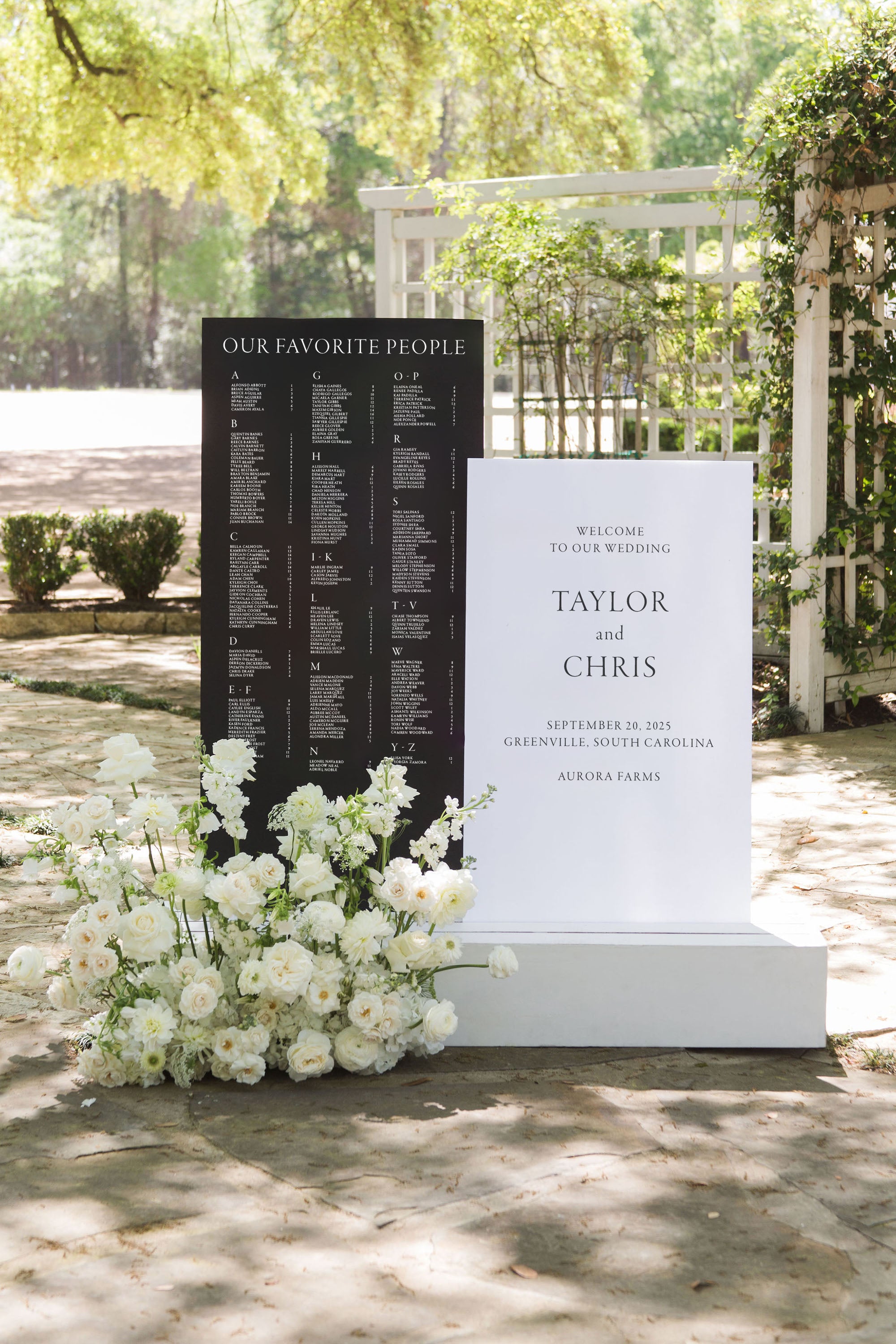 Wedding Ceremony Signs | The Lauren