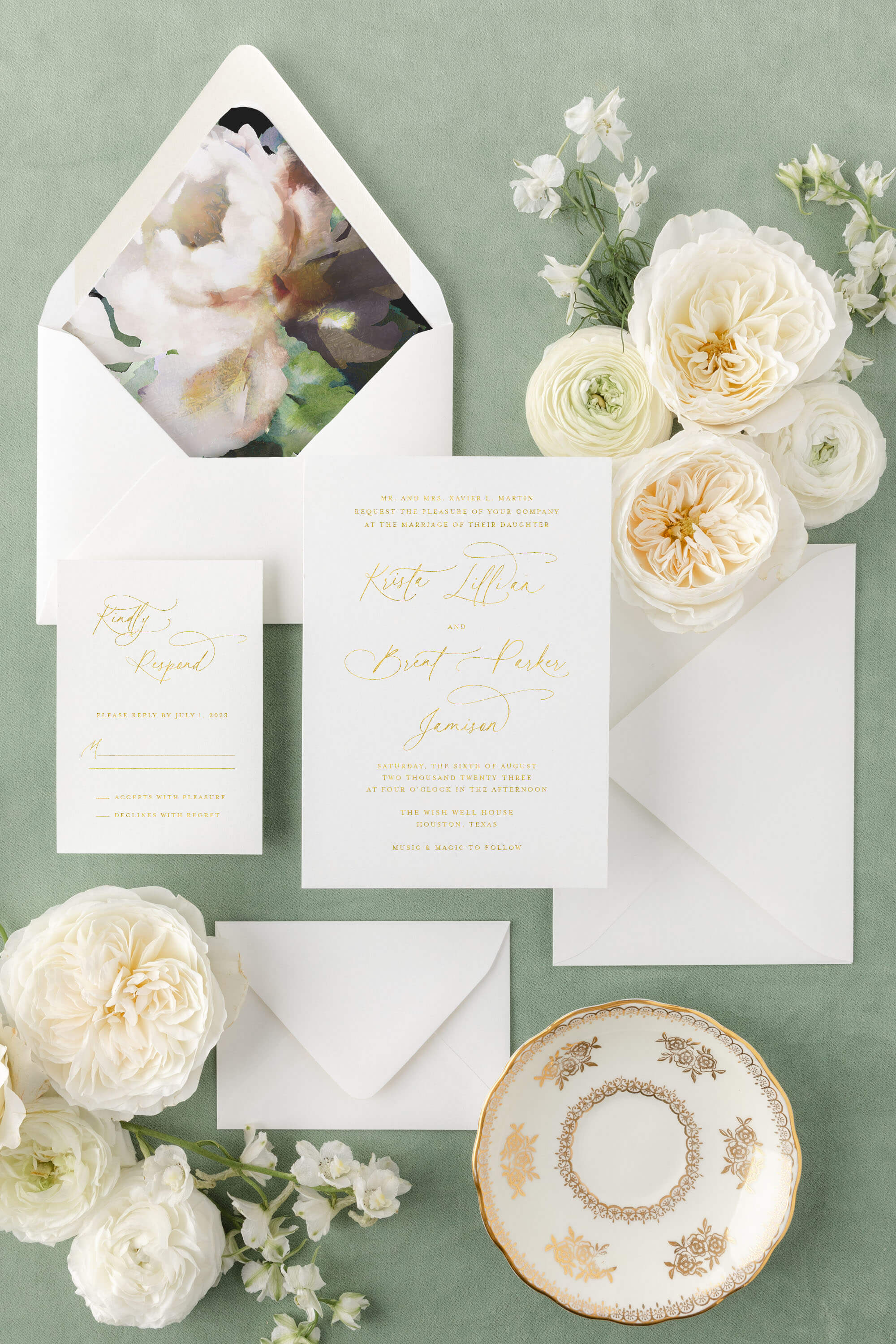 Luxury Wedding Cards Lily Roe Co.